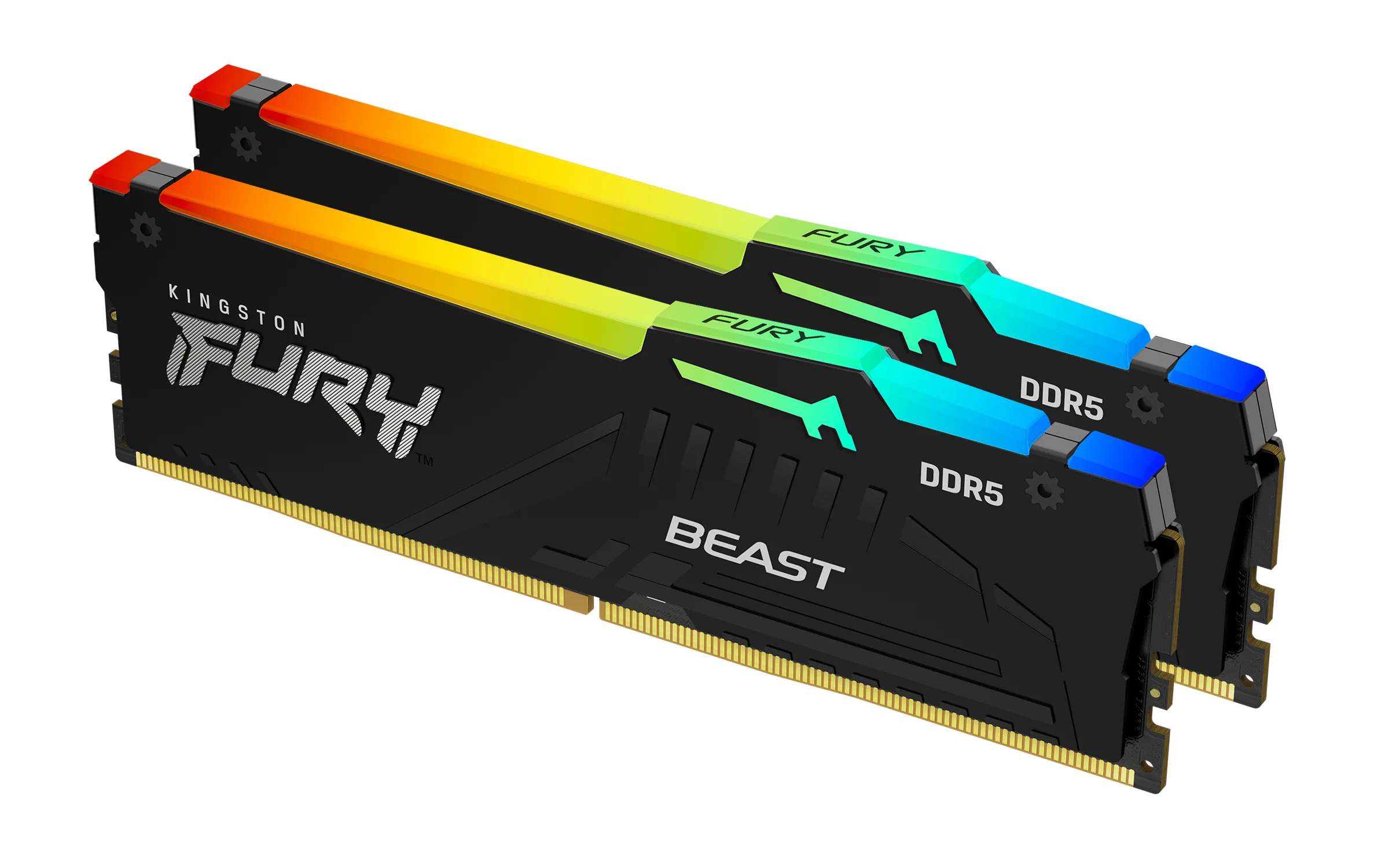 Kingston Technology FURY Beast 16 GB 5600 MT/s DDR5 CL36 DIMM (2er-Kit) RGB EXPO
