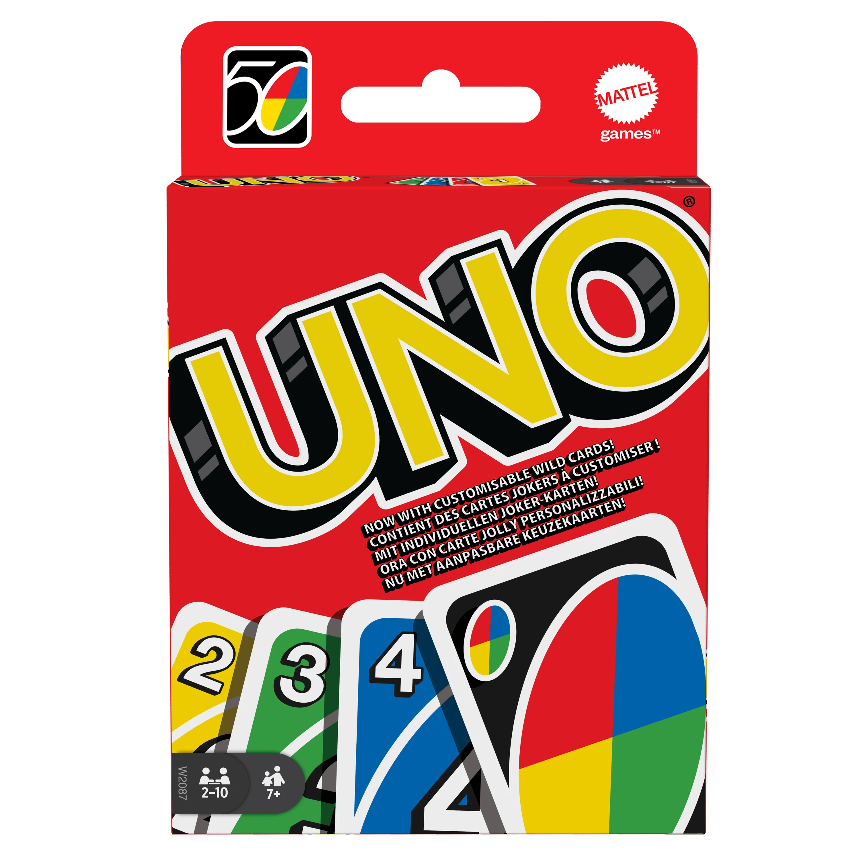 Mattel Games UNO Kartenspiel, Gesellschaftsspiel, Familienspiel, Kinderspiel