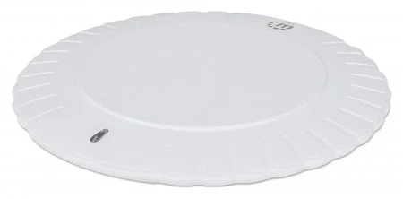 Manhattan Kabelloses Induktionsladegerät 5 W, Qi™-zertifizierter Wireless Charger, sichere Ladung mit 5 W (5 V/1 A), rundes Ladepad, weiß