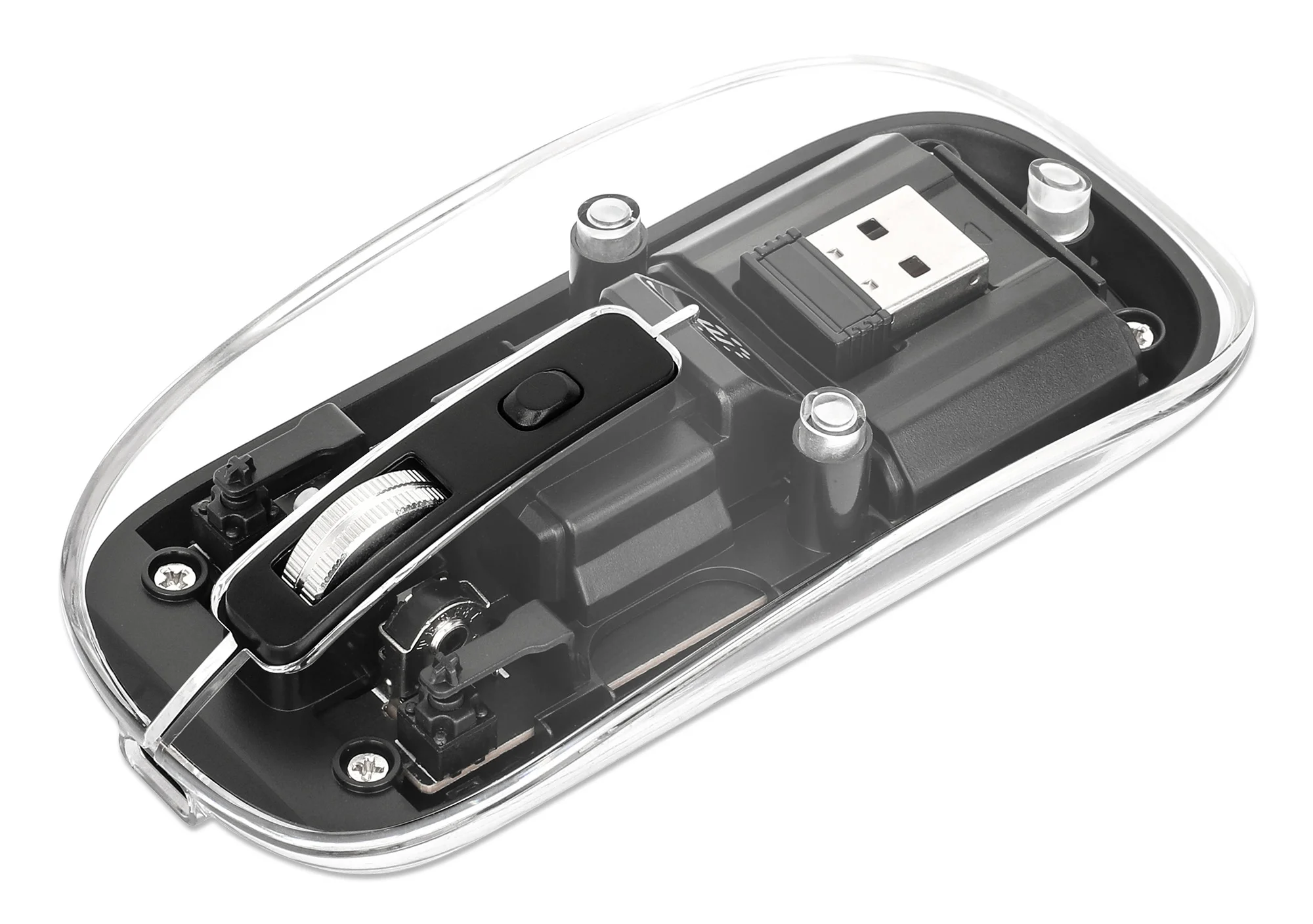 Manhattan 190268 Maus Universal Beidhändig RF Wireless Optisch 1600 DPI