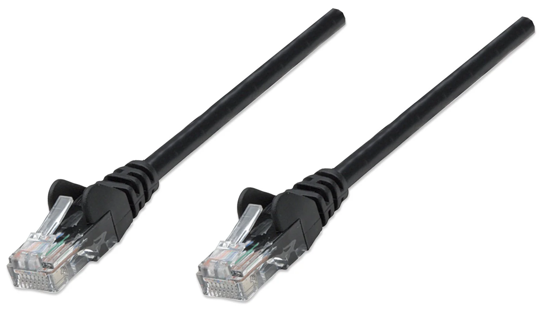 Intellinet 320740 Netzwerkkabel Schwarz 1 m Cat5e U/UTP (UTP)