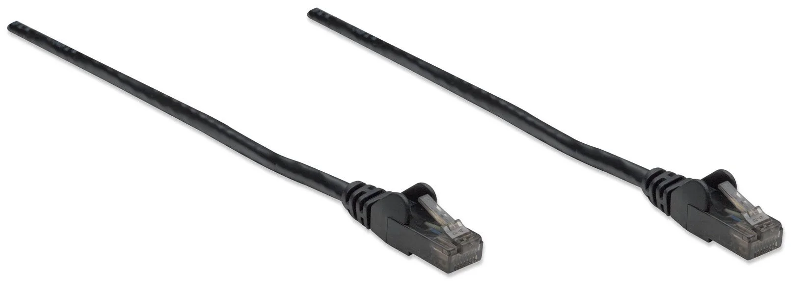 Intellinet Netzwerkkabel, Cat6, U/UTP, CCA, Cat6-kompatibel, RJ45-Stecker/RJ45-Stecker, 10,0 m, schwarz