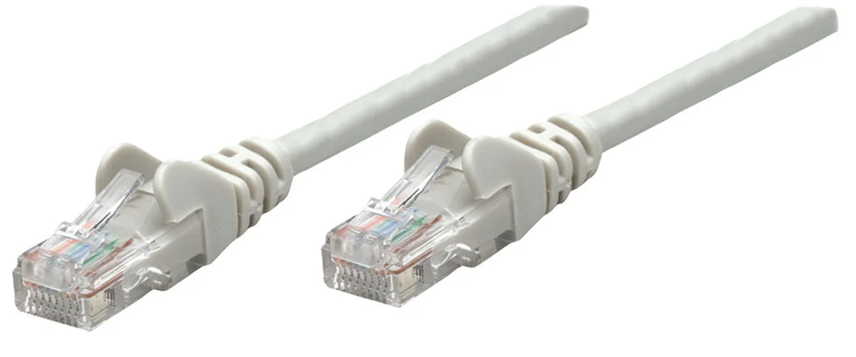 Intellinet Premium Netzwerkkabel, Cat6a, S/FTP, 100% Kupfer, Cat6a-zertifiziert, LS0H, RJ45-Stecker/RJ45-Stecker, 20,0 m, grau
