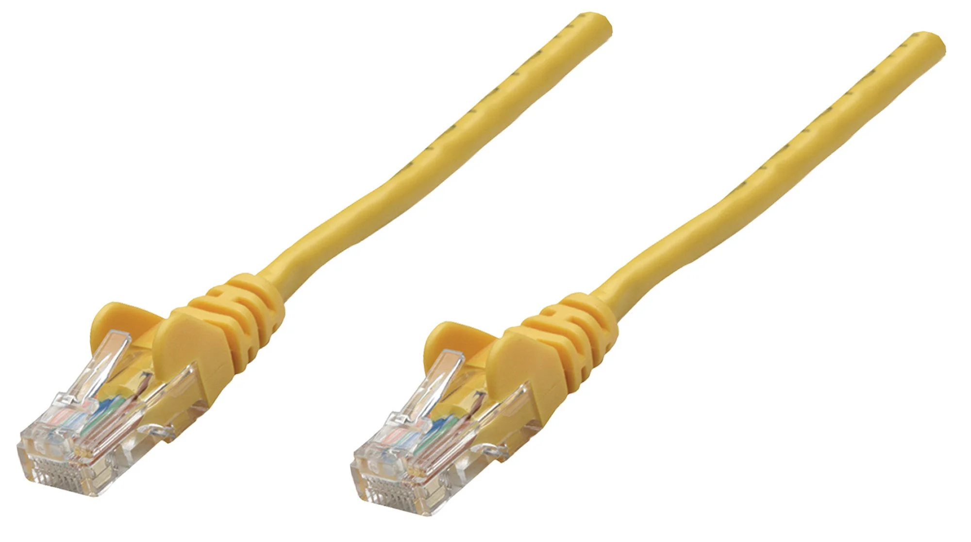 Intellinet Premium Netzwerkkabel, Cat6, S/FTP, 100% Kupfer, Cat6-zertifiziert, LS0H, RJ45-Stecker/RJ45-Stecker, 1,5 m, gelb