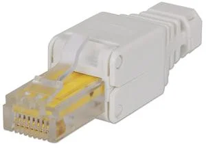 Intellinet Werkzeugloser RJ45-Stecker, RJ45-Modularstecker, kein Crimpwerkzeug benötigt