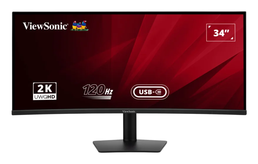 Viewsonic VA VA3420C Computerbildschirm 86,4 cm (34") 3440 x 1440 Pixel UltraWide Quad HD LED Schwarz