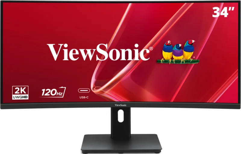 Viewsonic VA VA3420C-2 Computerbildschirm 86,4 cm (34") 3440 x 1440 Pixel UltraWide Quad HD LED Schwarz