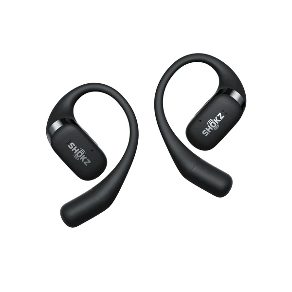 SHOKZ OpenFit Kopfhörer Kabellos Ohrbügel Anrufe/Musik/Sport/Alltag Bluetooth Schwarz