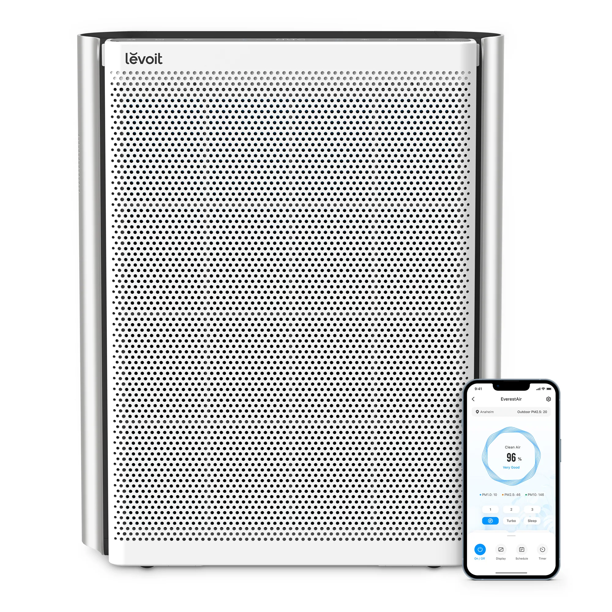 Levoit LAP-EL551S-AEUR 126 m² 26 dB 70 W Silber