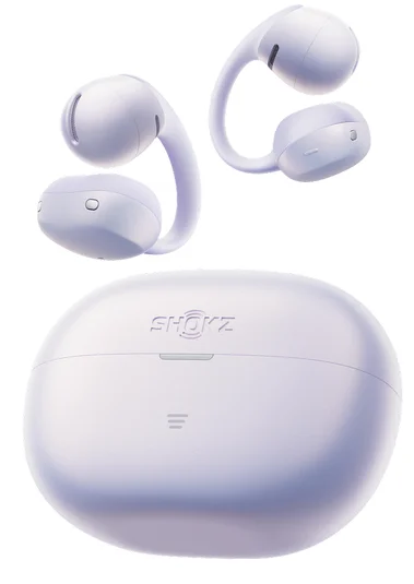 SHOKZ OpenDots Air Kopfhörer Kabellos Ohr-Clip Anrufe/Musik/Sport/Alltag Bluetooth Violett