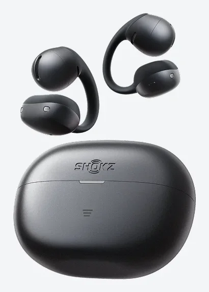 SHOKZ OpenDots Air Kopfhörer Kabellos Ohr-Clip Anrufe/Musik/Sport/Alltag Bluetooth Schwarz
