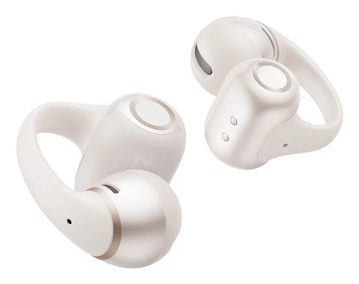 SHOKZ OpenDots 2 Kopfhörer Kabellos Ohr-Clip Anrufe/Musik/Sport/Alltag Bluetooth Weiß