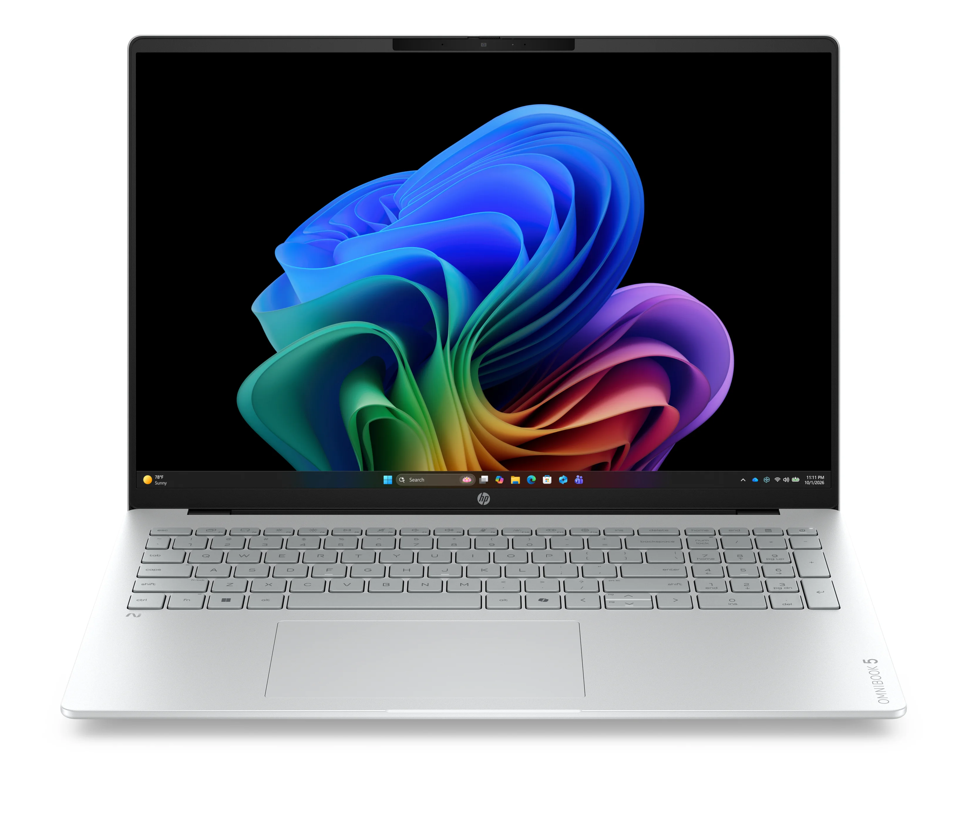 HP OmniBook 5 16-bp0171ng Next Gen AI Copilot+ PC AMD Ryzen AI 7 445 Laptop 40,6 cm (16") 2K 16 GB LPDDR5x-SDRAM 512 GB SSD Wi-Fi 6 (802.11ax) Windows 11 Home Silber
