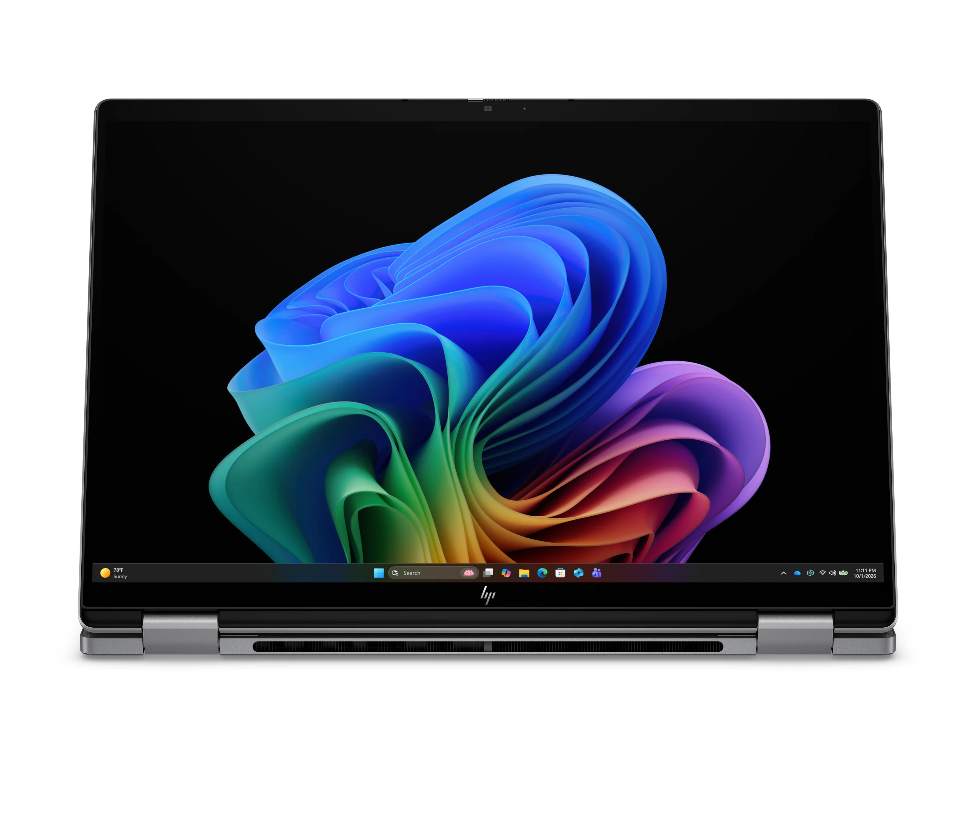 HP OmniBook X Flip 2-in-1 Laptop Next Gen AI 14-kb0181ng Copilot+ PC Intel Core Ultra 7 35,6 cm (14") Touchscreen 3K 24 GB LPDDR5x-SDRAM 1 TB SSD Wi-Fi 7 (802.11be) Windows 11 Home Silber