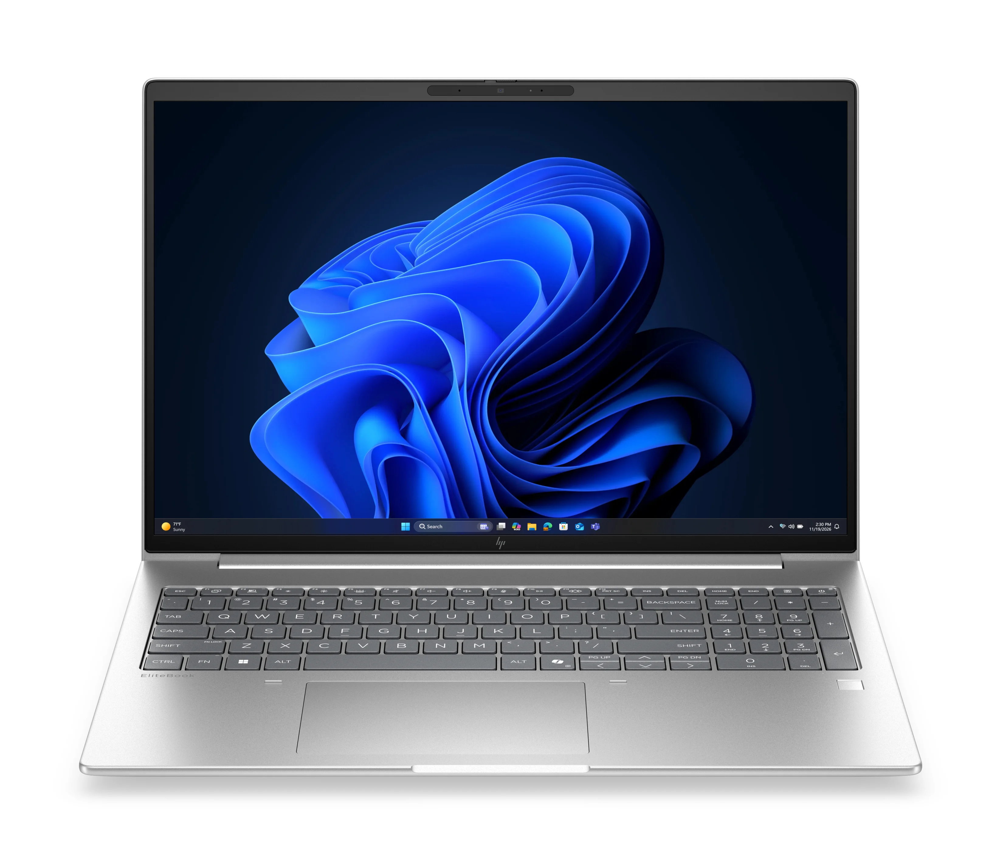HP EliteBook 6 G2a AI AMD Ryzen™ 5 230 Laptop 40,6 cm (16") WUXGA 16 GB LPDDR5x-SDRAM 512 GB SSD Wi-Fi 7 (802.11be) Windows 11 Pro Silber
