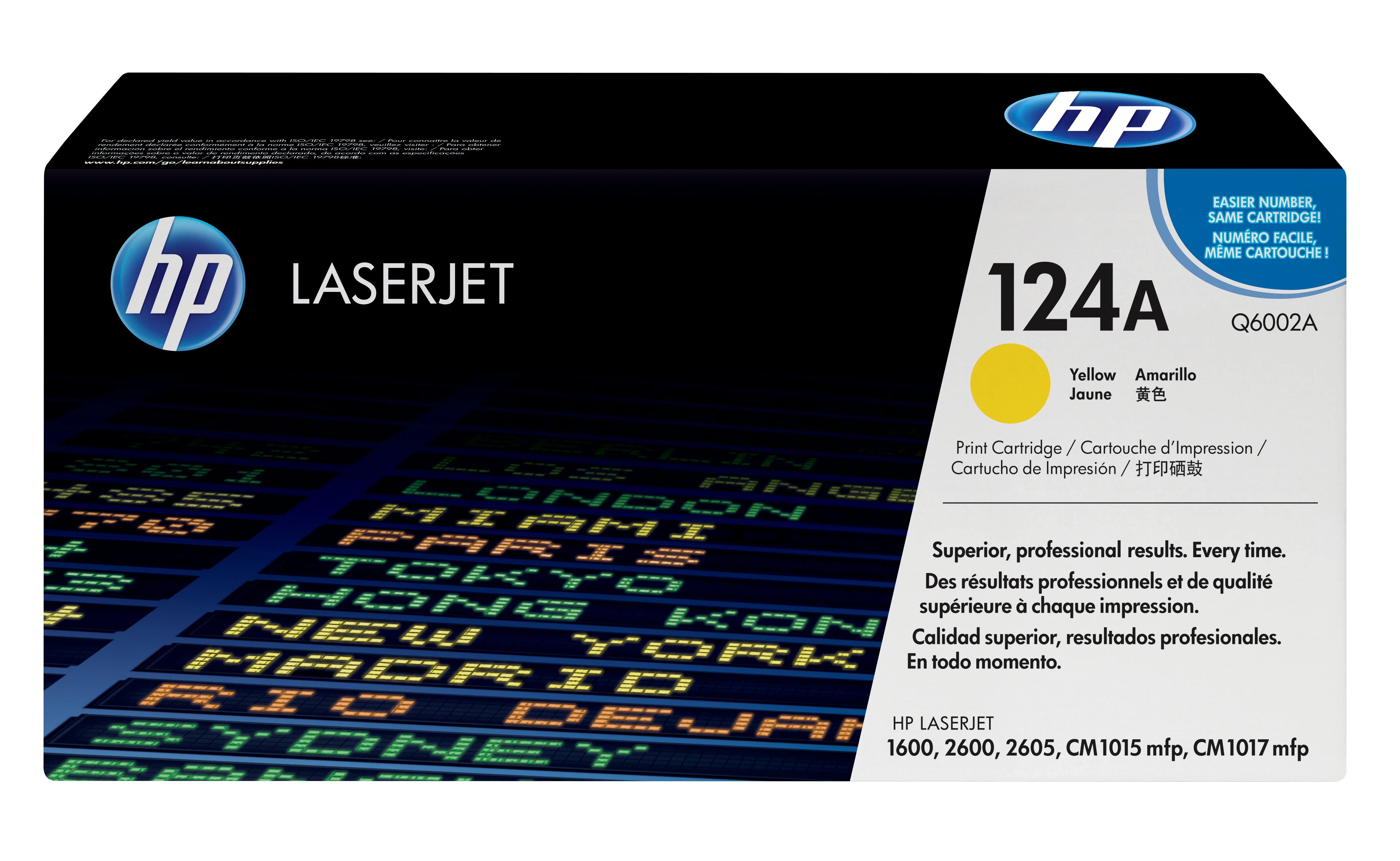 HP 124A Gelb Original LaserJet Tonerkartusche