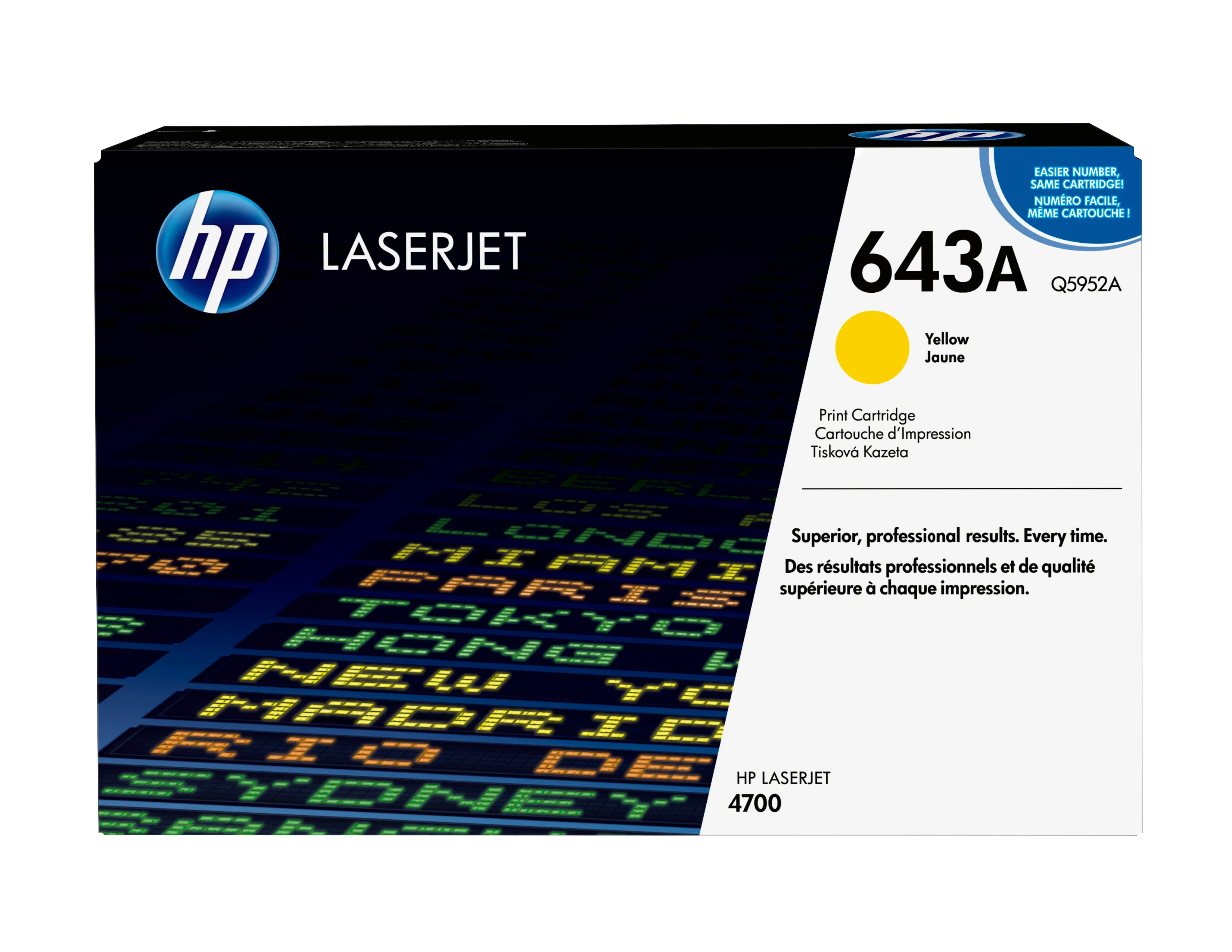 HP 643A Gelb Original LaserJet Tonerkartusche