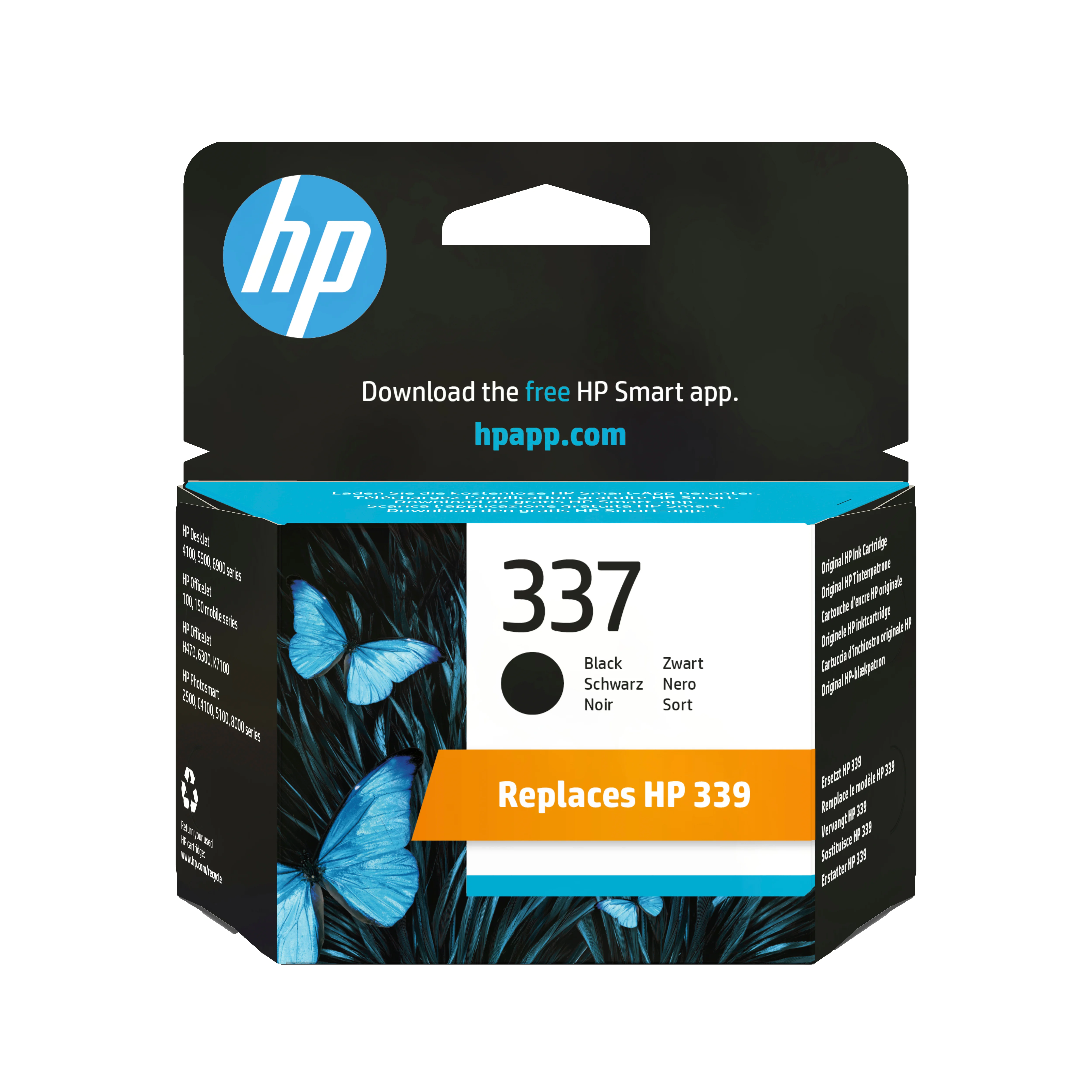 HP 337 Schwarz Original Druckerpatrone