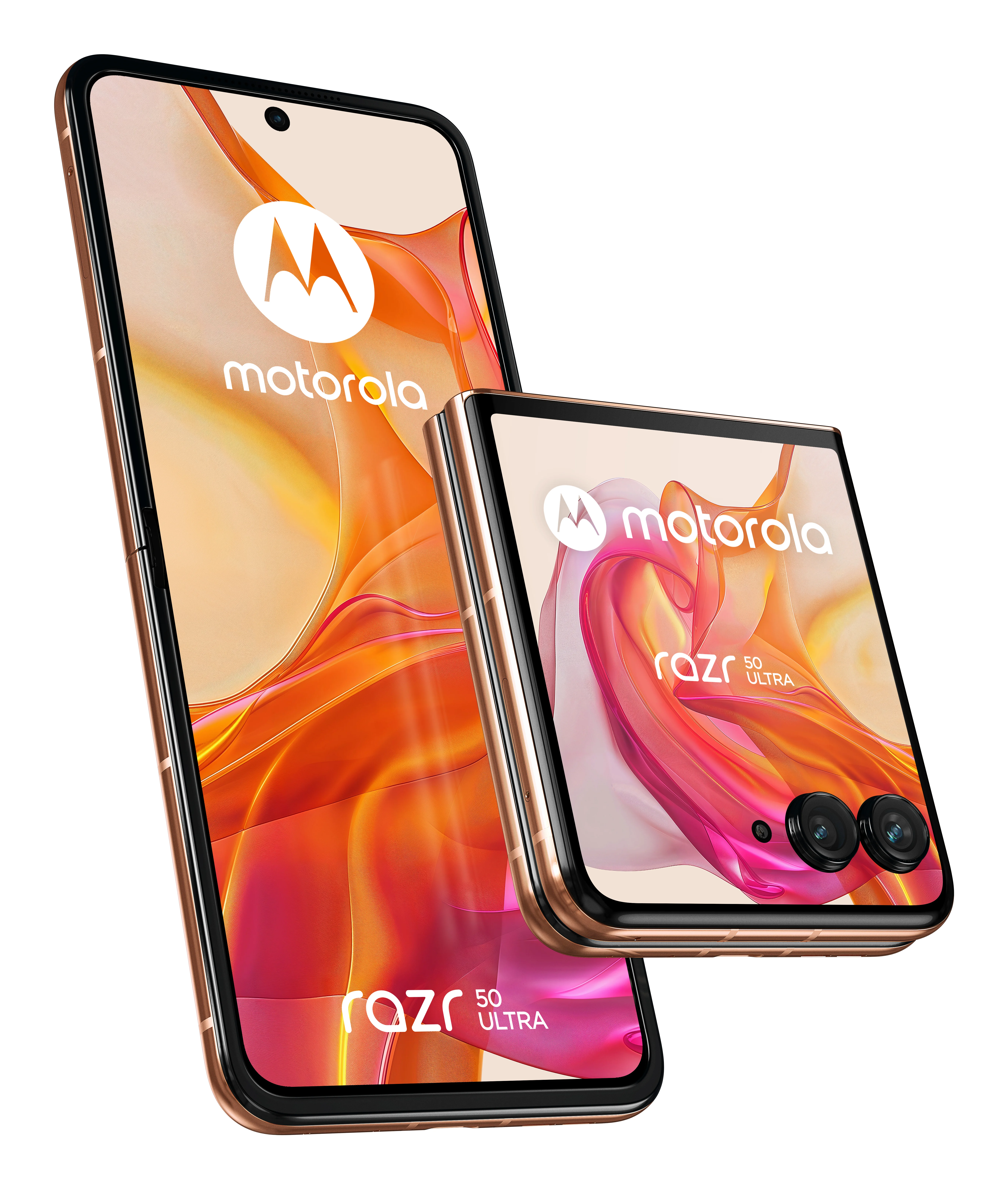Motorola razr 50 ultra 17,5 cm (6.9") Dual-SIM Android 14 5G USB Typ-C 12 GB 512 GB 4000 mAh Pfirsich