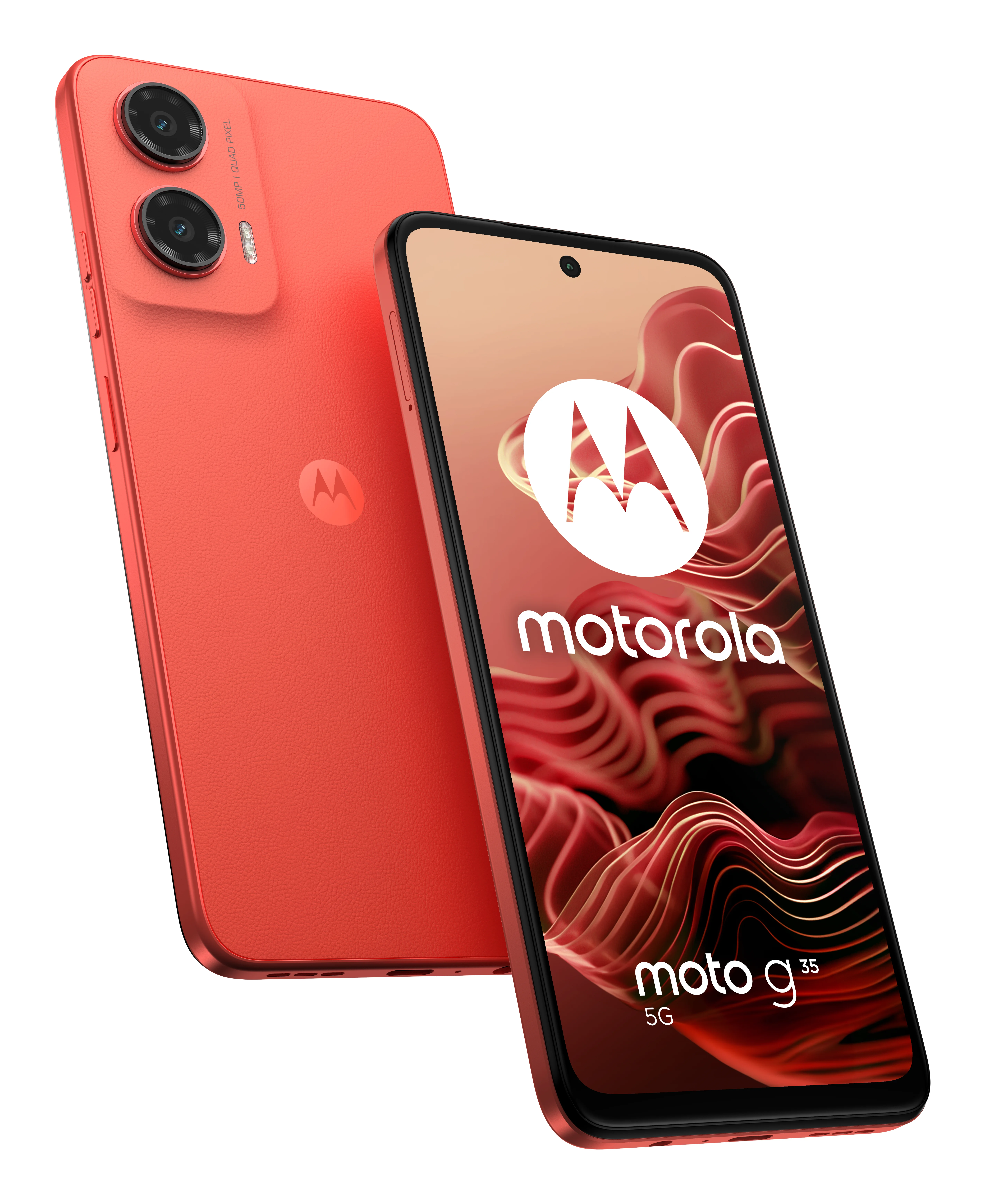 Motorola moto g35 5G 17,1 cm (6.72") Dual-SIM Android 14 USB Typ-C 4 GB 128 GB 5000 mAh Rot
