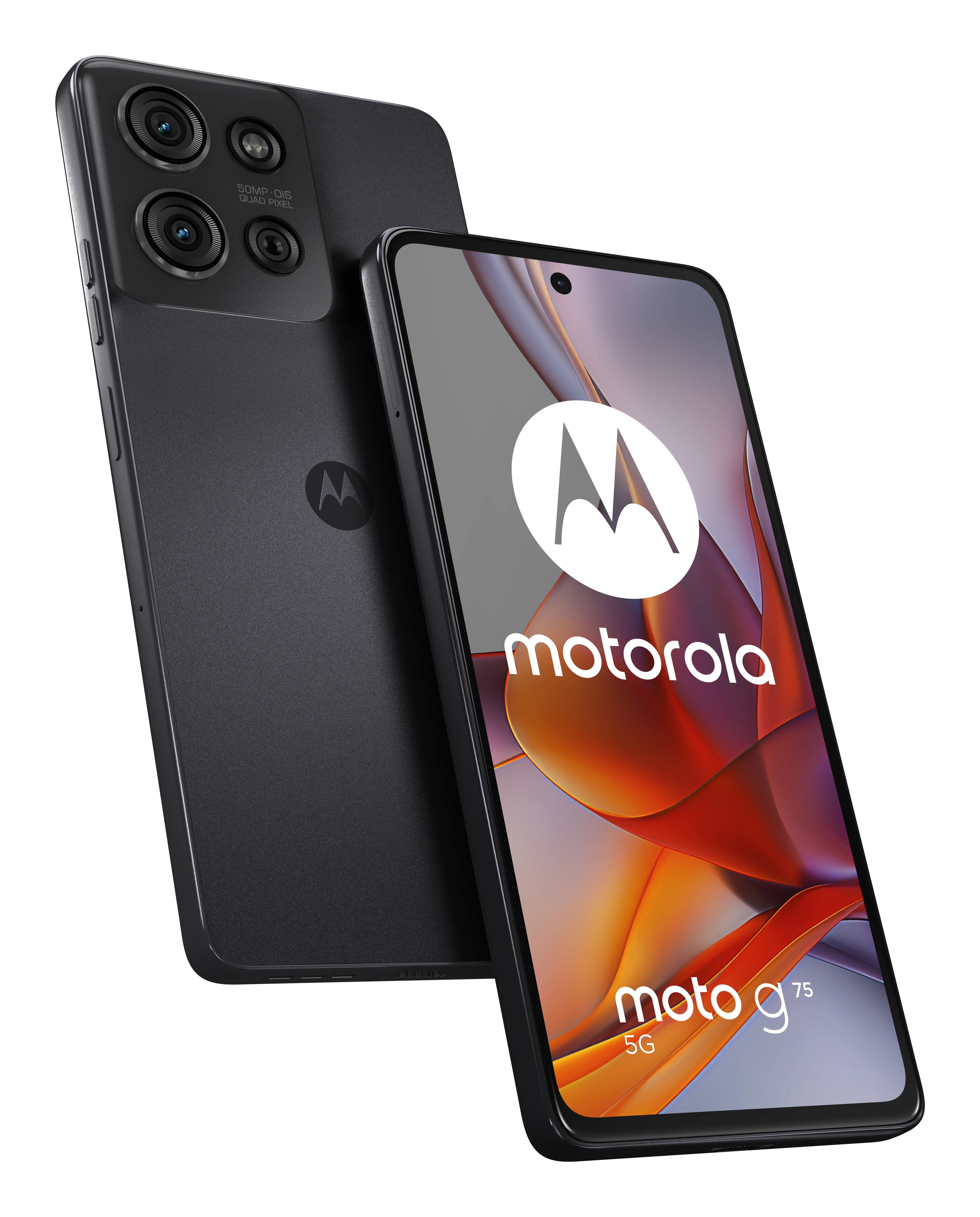 Motorola moto g75 5G 17,2 cm (6.78") Hybride Dual-SIM Android 14 USB Typ-C 8 GB 128 GB 5000 mAh Grau