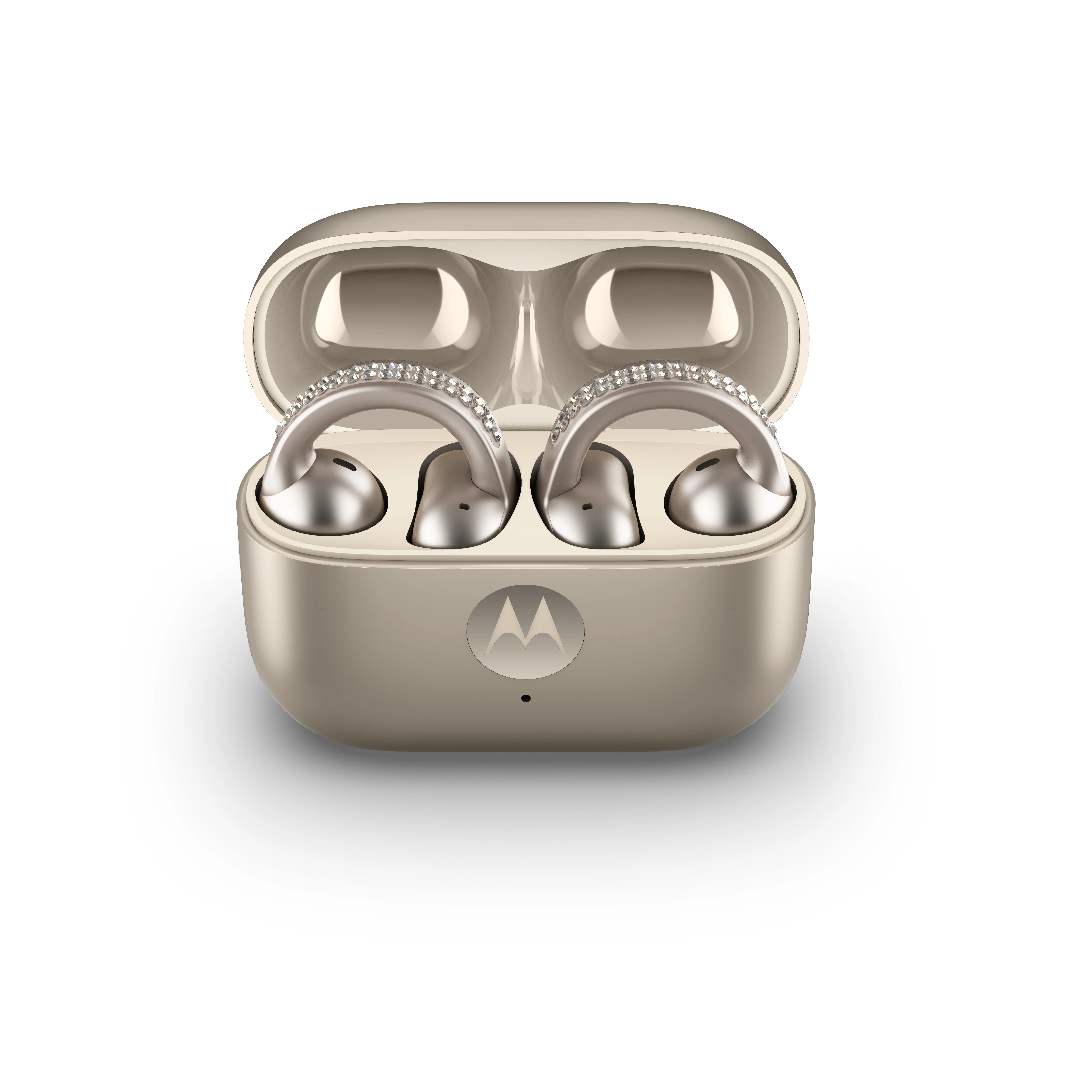 Motorola moto buds loop Kopfhörer Kabellos Ohr-Clip Anrufe/Musik/Sport/Alltag Bluetooth Beige