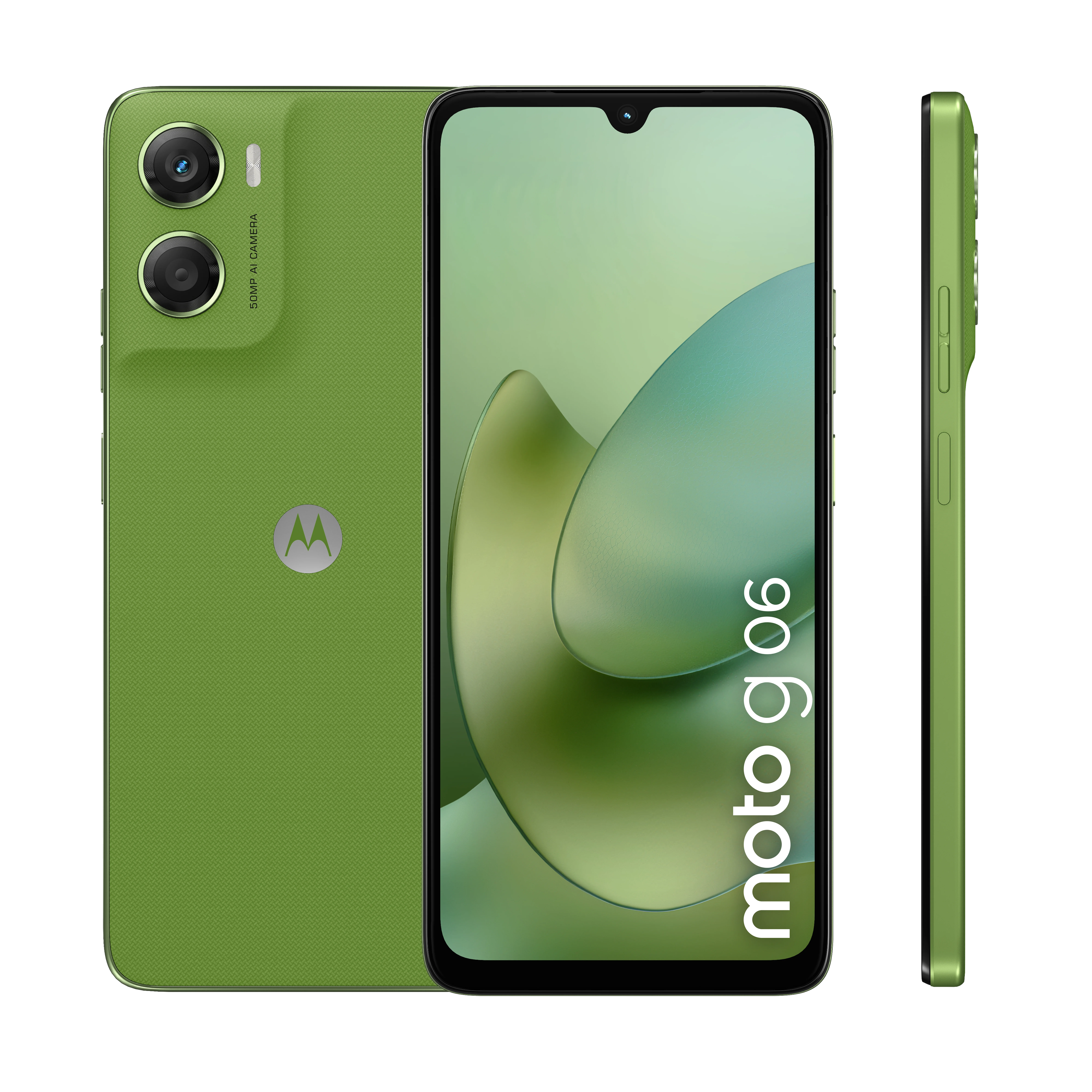 Motorola moto g06 17,5 cm (6.88") Dual-SIM Android 15 4G USB Typ-C 4 GB 256 GB 5200 mAh Grün