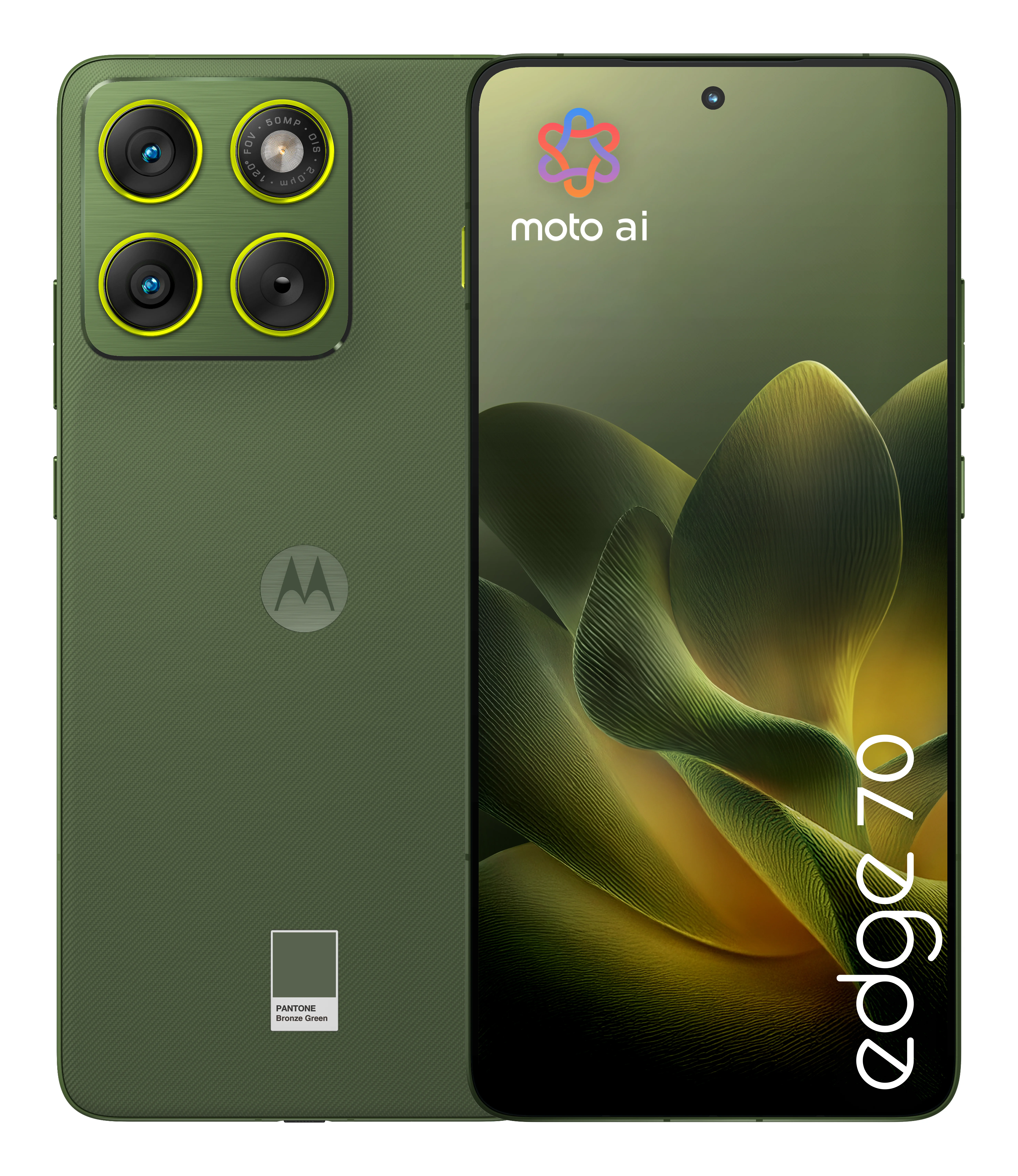 Motorola edge 70 17 cm (6.7") Dual-SIM Android 16.0 5G USB Typ-C 12 GB 512 GB 4800 mAh Grün
