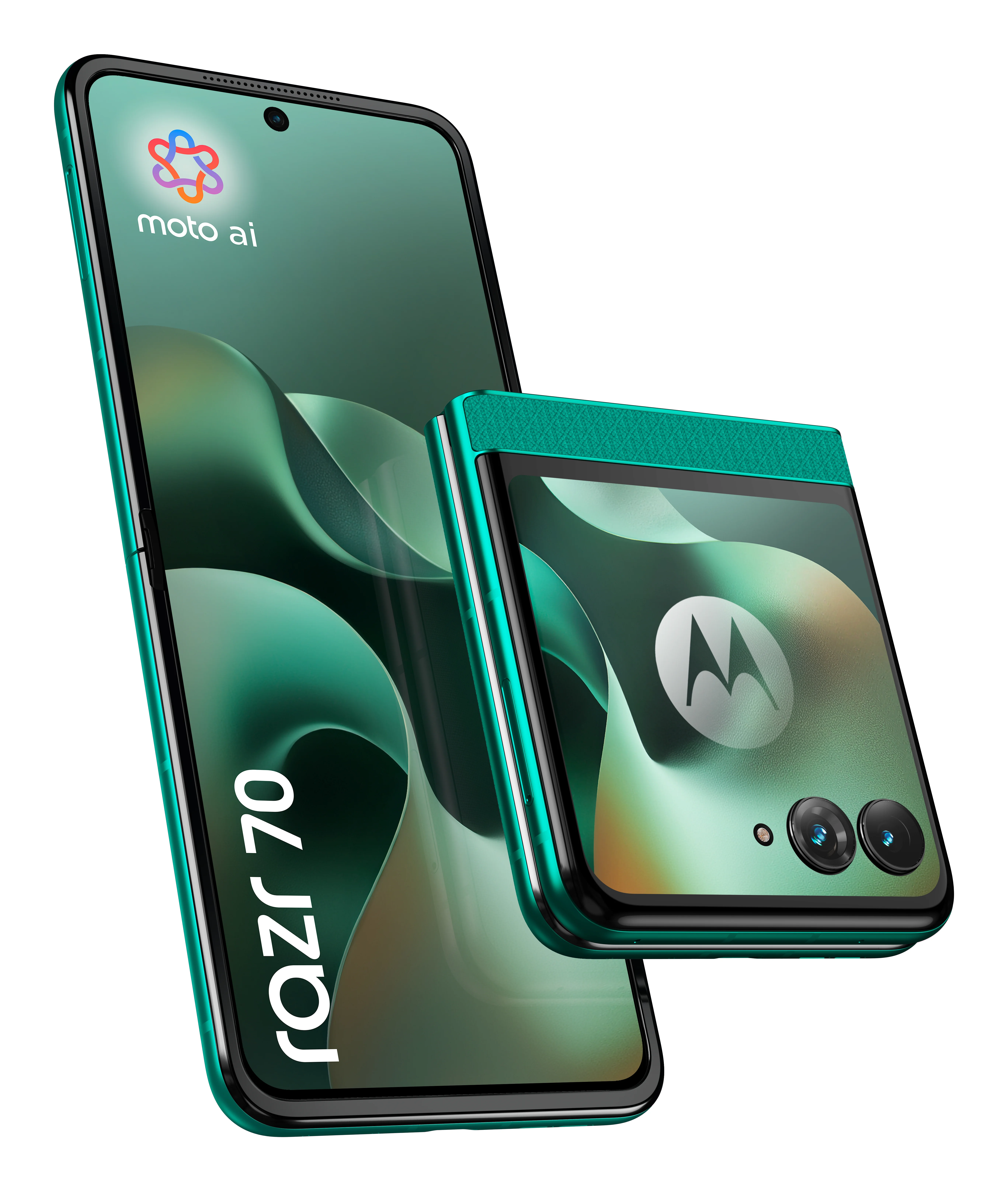Motorola razr 70 17,5 cm (6.9") Dual-SIM Android 16.0 5G USB Typ-C 8 GB 256 GB 4800 mAh Dunkelgrün