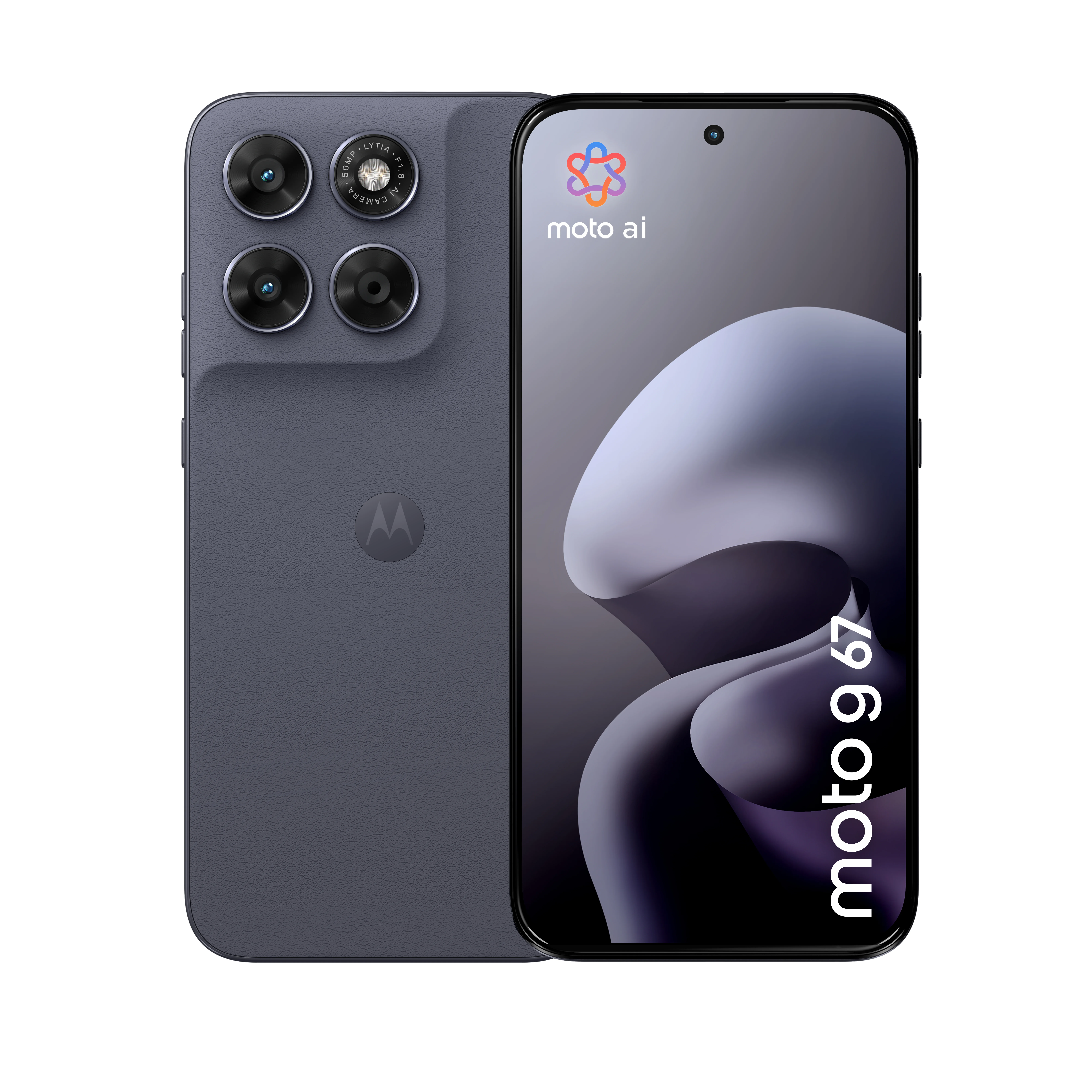 Motorola moto g67 17,3 cm (6.8") Hybride Dual-SIM Android 16.0 5G USB Typ-C 4 GB 128 GB 5200 mAh Grau
