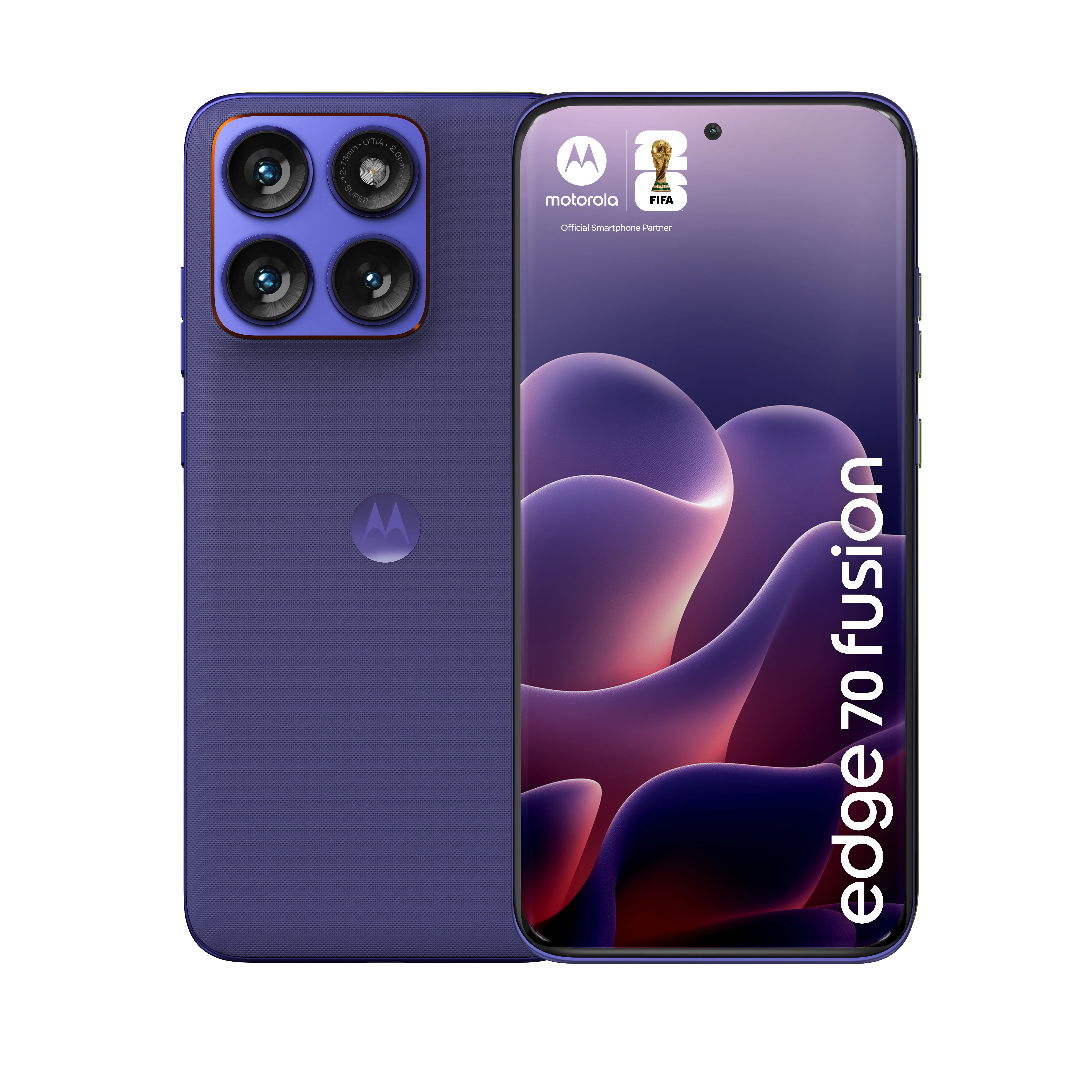 Motorola edge 70 fusion 17,2 cm (6.78") Dual-SIM Android 16.0 5G USB Typ-C 8 GB 256 GB 5200 mAh Violett