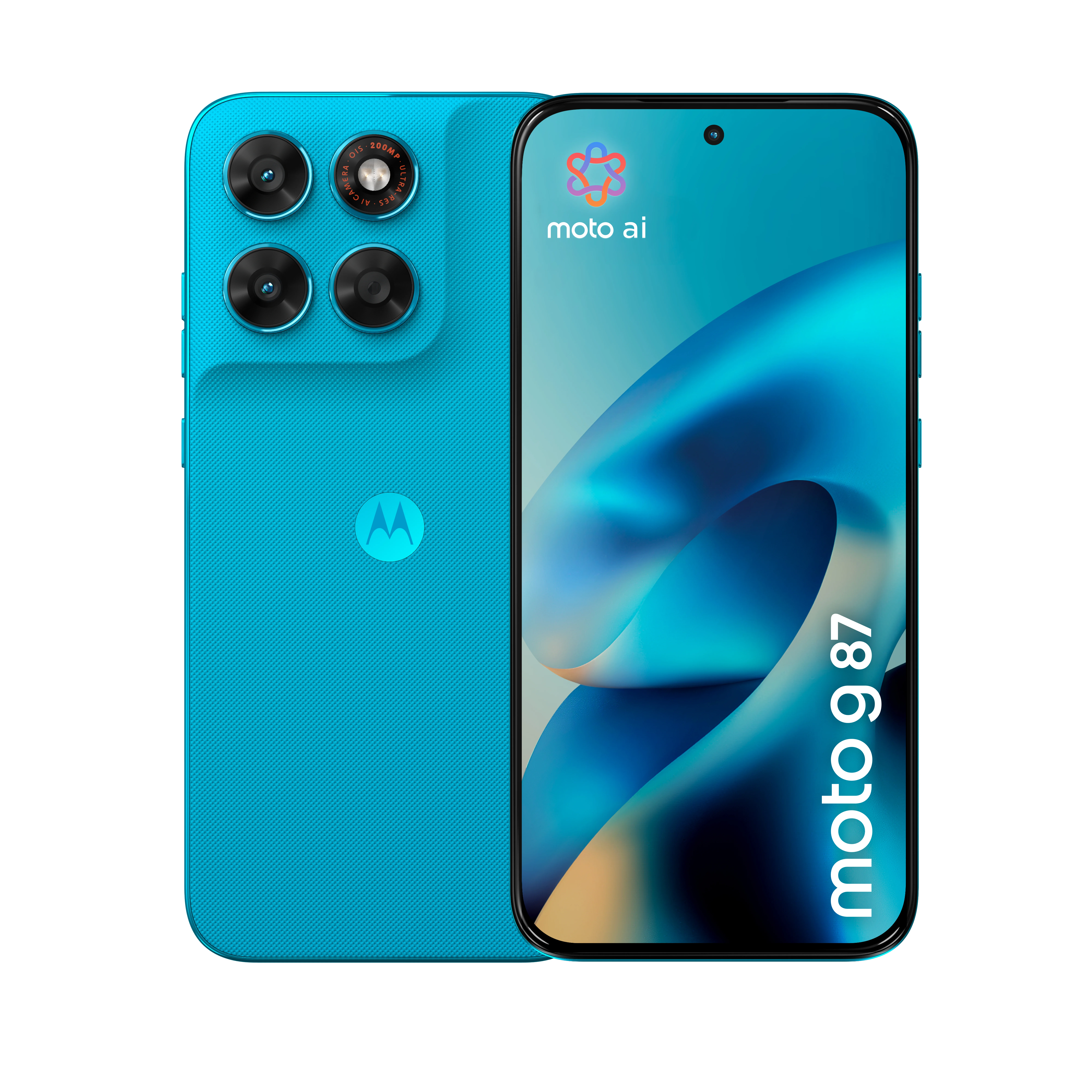Motorola moto g87 17,2 cm (6.78") Hybride Dual-SIM Android 16.0 5G USB Typ-C 8 GB 256 GB 5200 mAh Blau