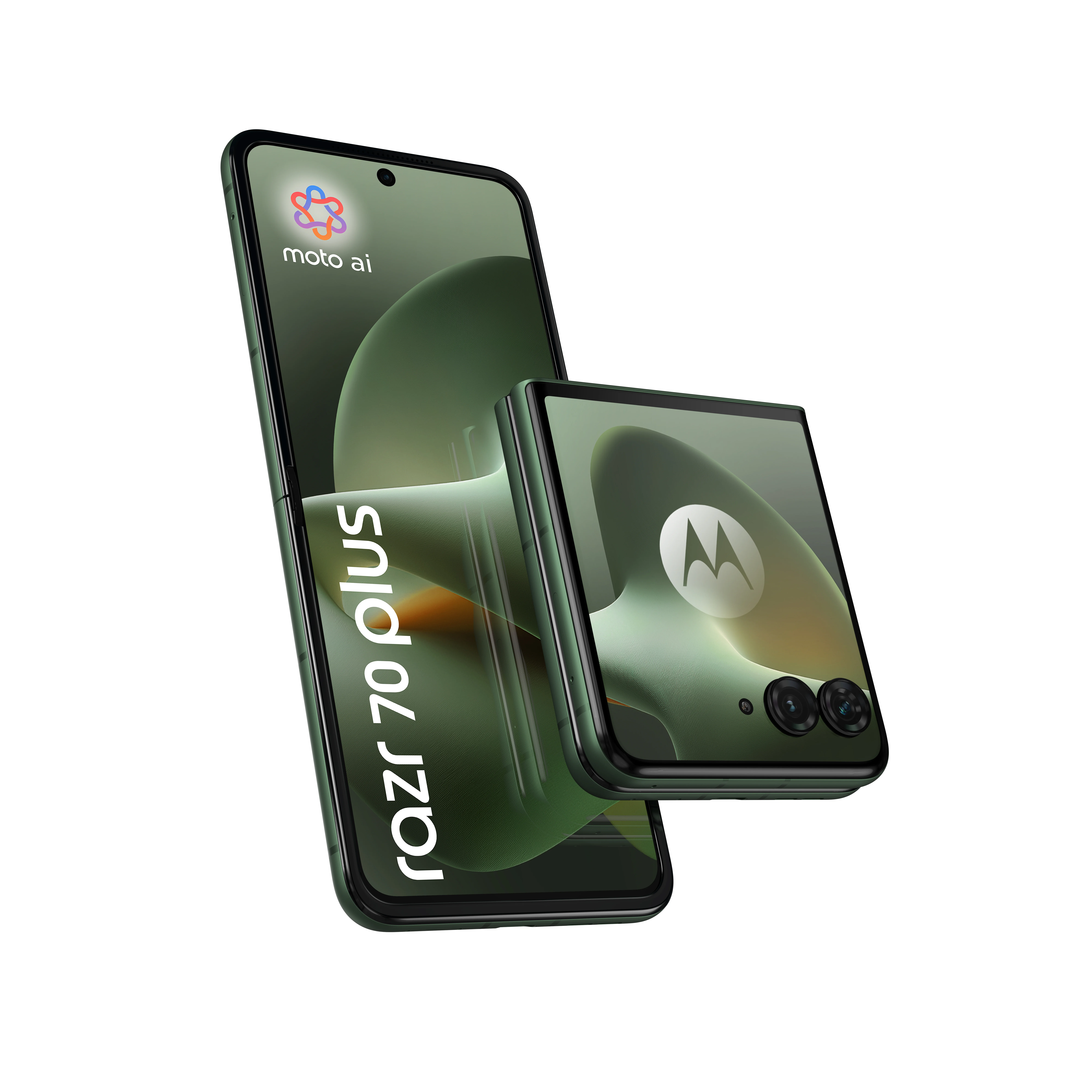 Motorola razr 70 plus 17,5 cm (6.9") Dual-SIM Android 16.0 5G USB Typ-C 12 GB 512 GB 4500 mAh Dunkelgrün