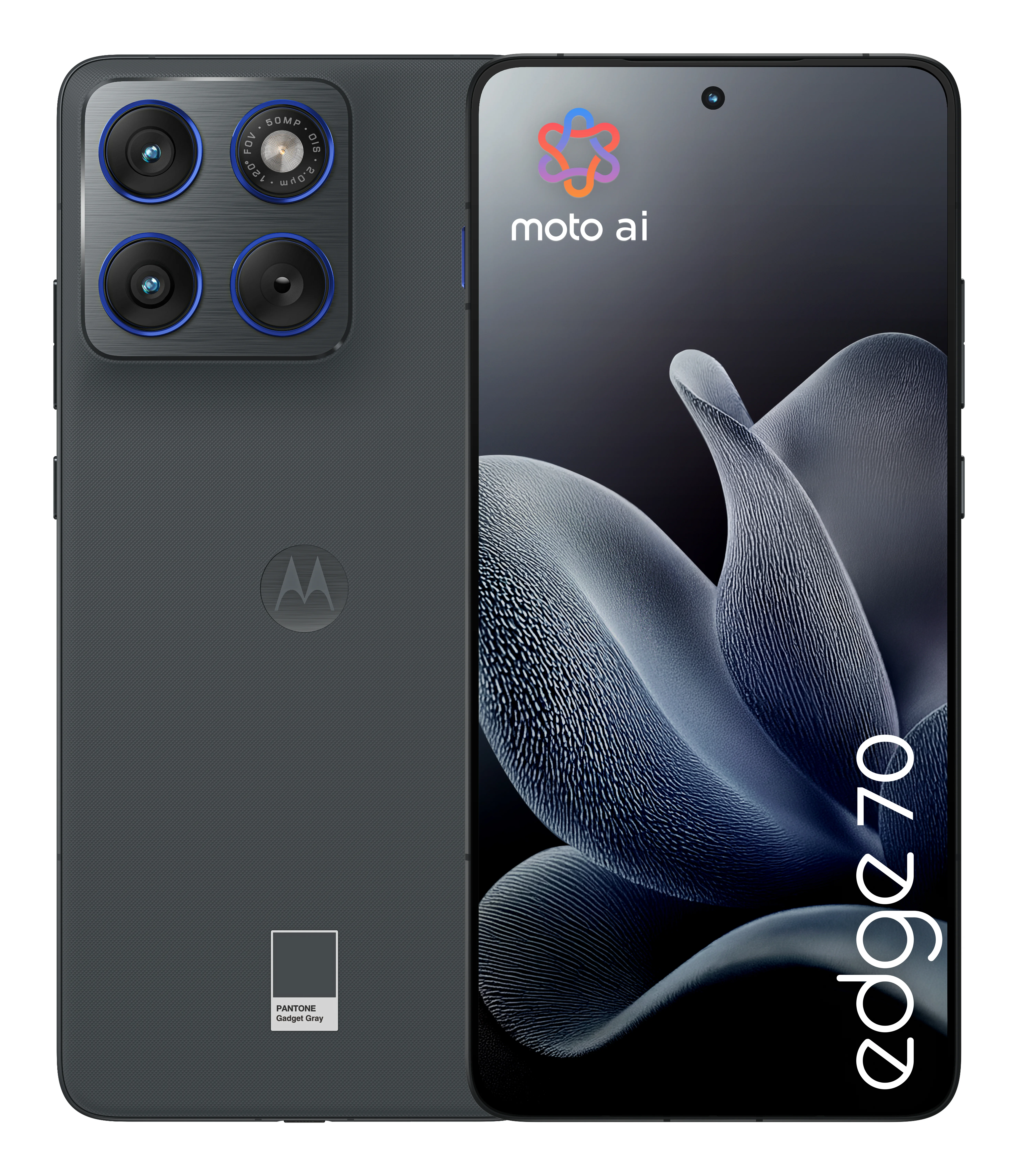 Motorola edge 70 17 cm (6.7") Dual-SIM Android 16.0 5G USB Typ-C 8 GB 256 GB 4800 mAh Grau