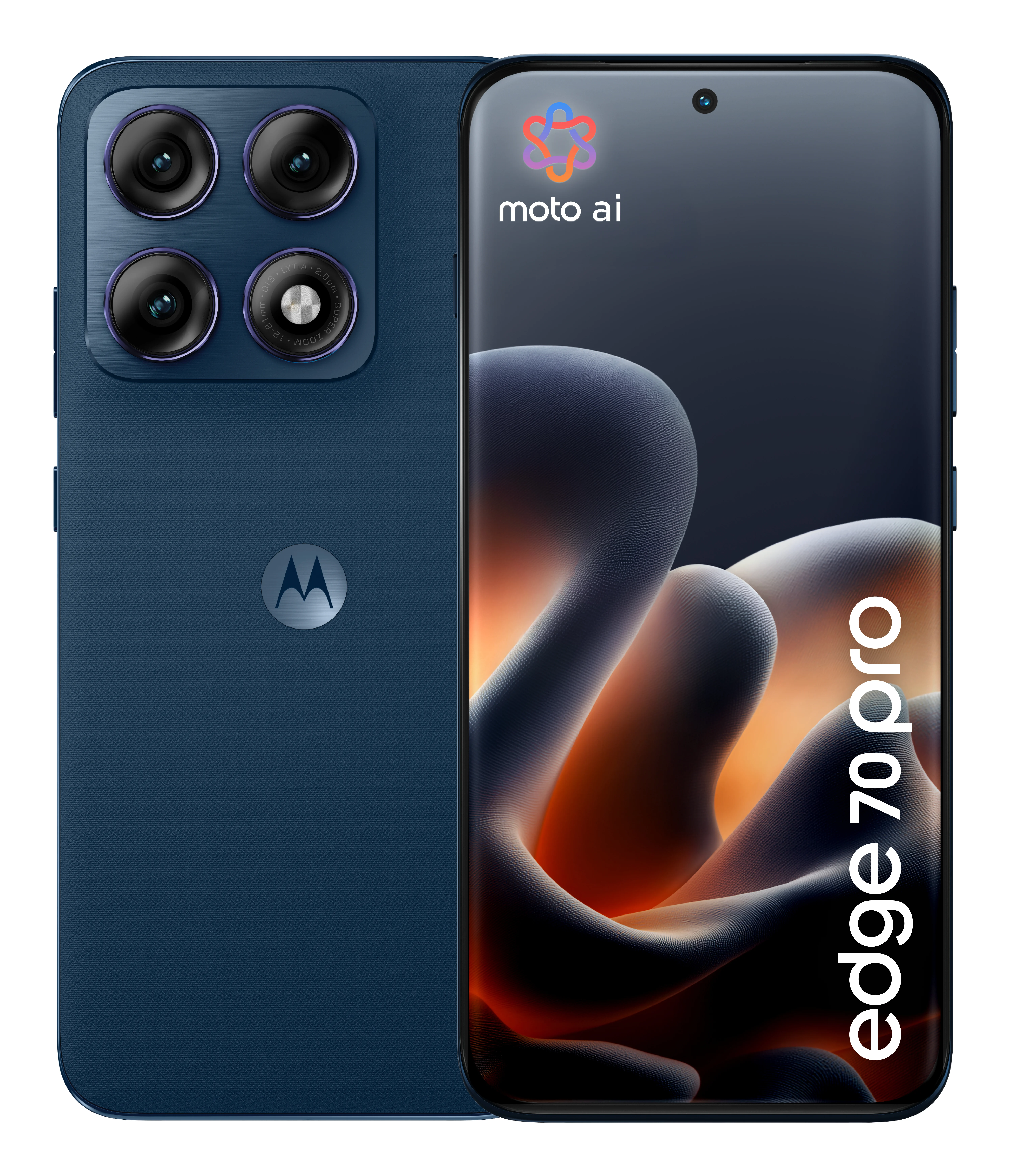 Motorola edge 70 pro 17,2 cm (6.78") Dual-SIM Android 16.0 5G USB Typ-C 8 GB 256 GB 6500 mAh Dunkelblau