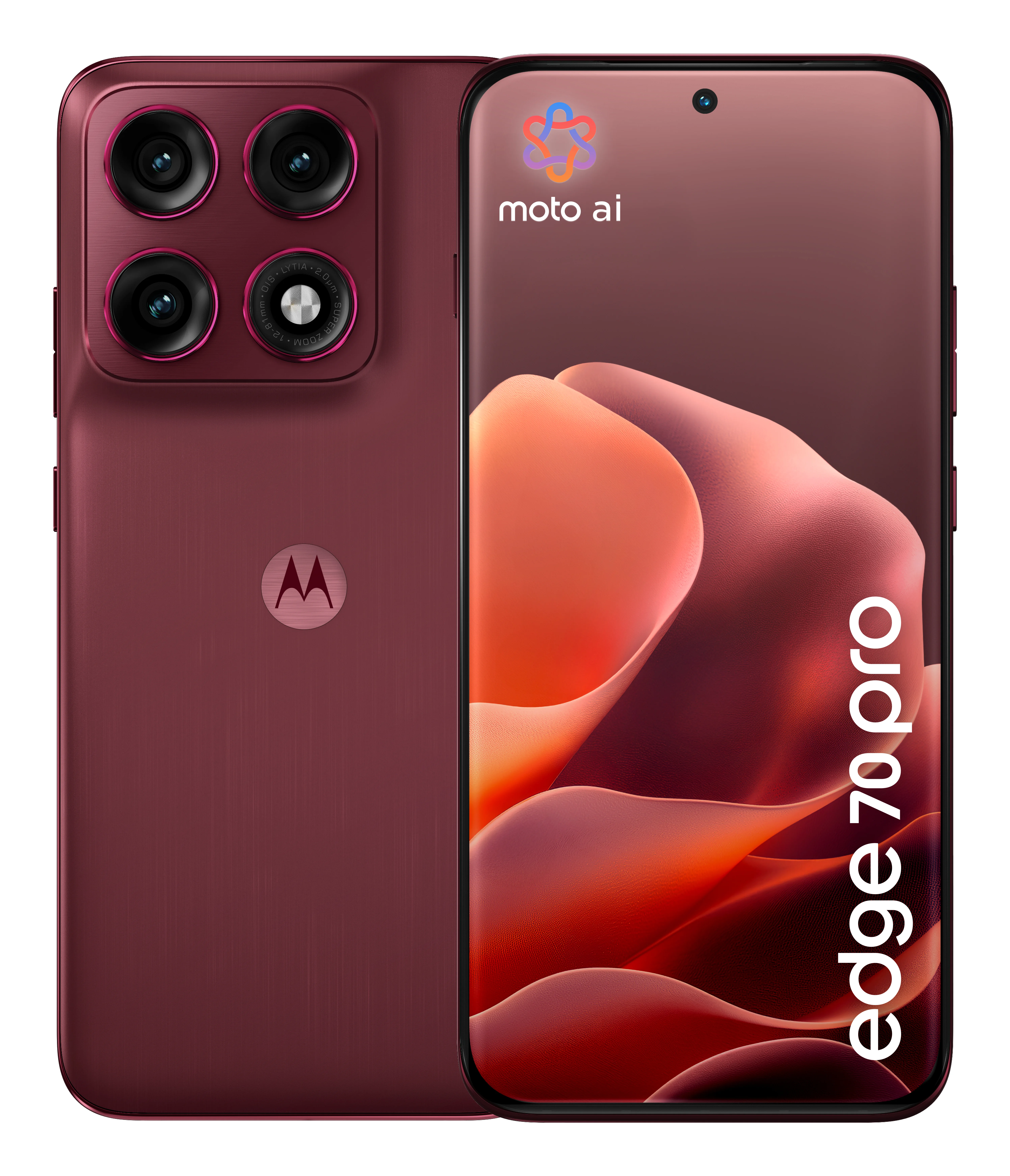 Motorola edge 70 pro 17,2 cm (6.78") Dual-SIM Android 16.0 5G USB Typ-C 8 GB 256 GB 6500 mAh Bordeaux