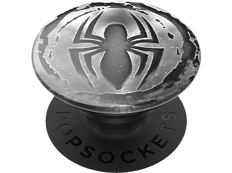 POPSOCKETS PopGrip Spider-Man Monochrome Handyhalterung, Mehrfarbig