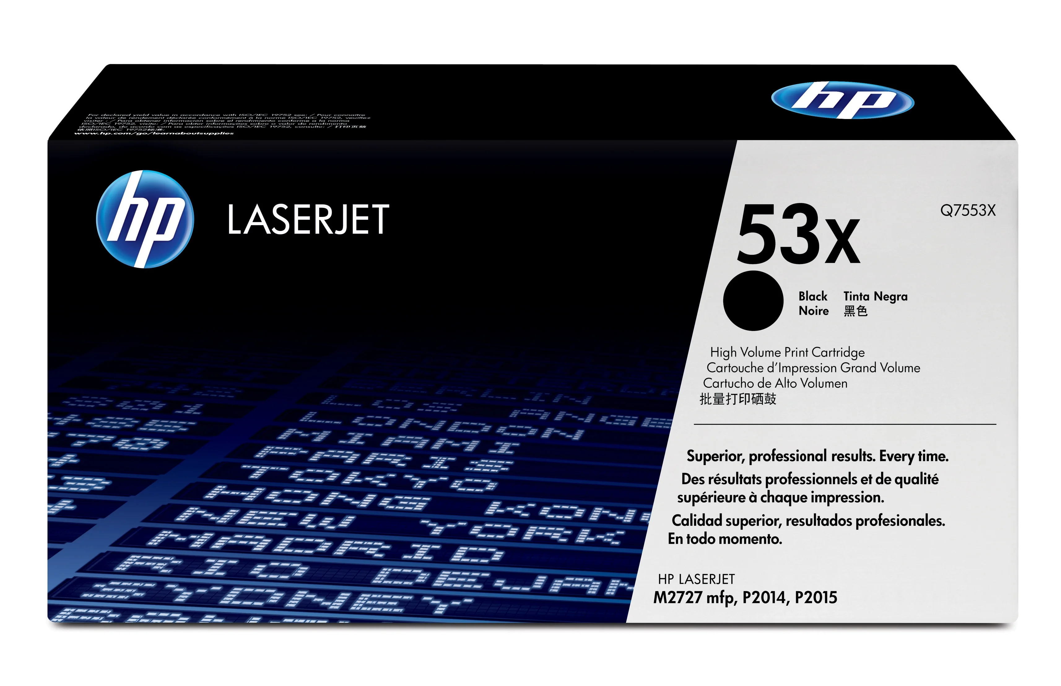 HP 53X Schwarz Original LaserJet Tonerkartusche mit hoher Reichweite