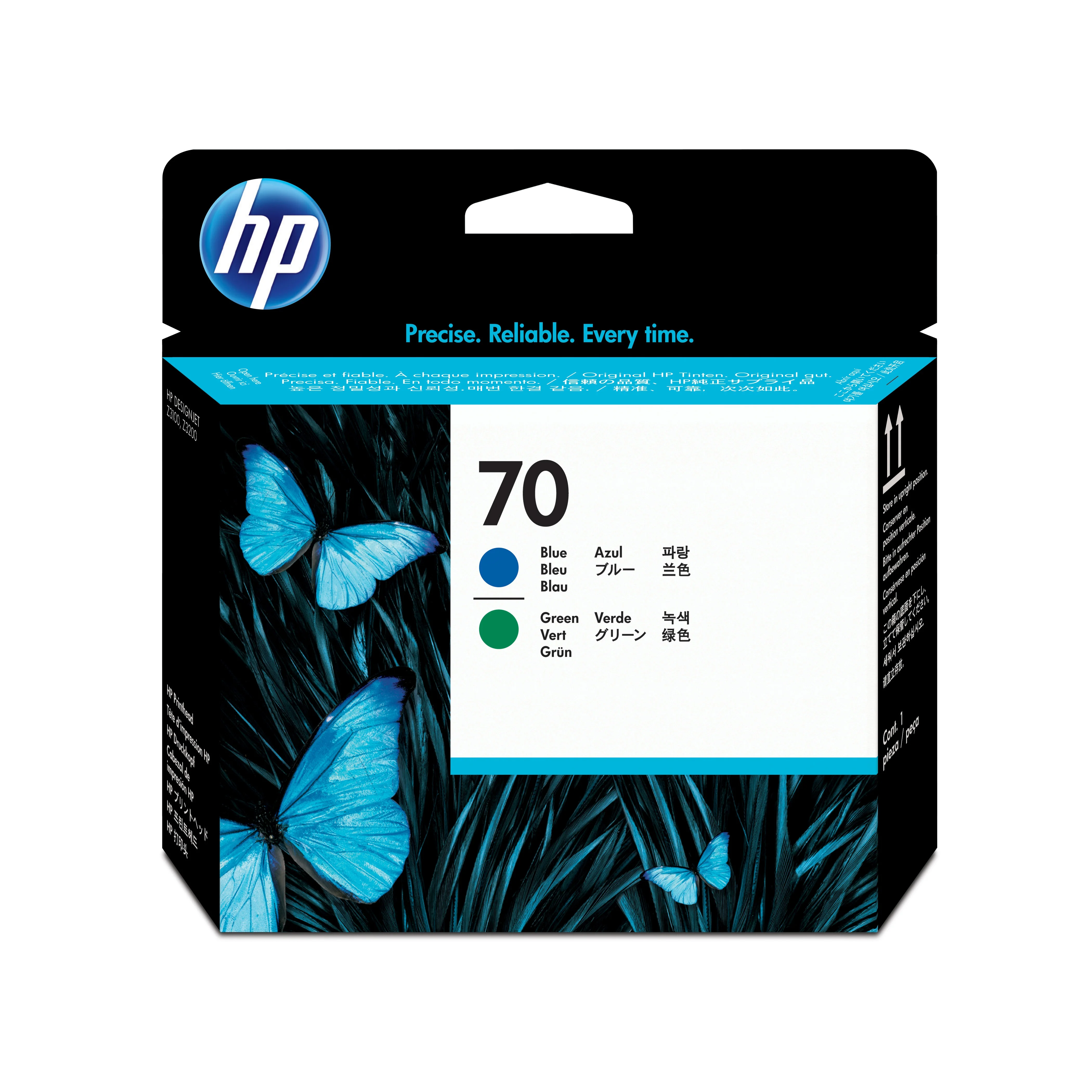 HP 70 Blau/Grün DesignJet Druckkopf