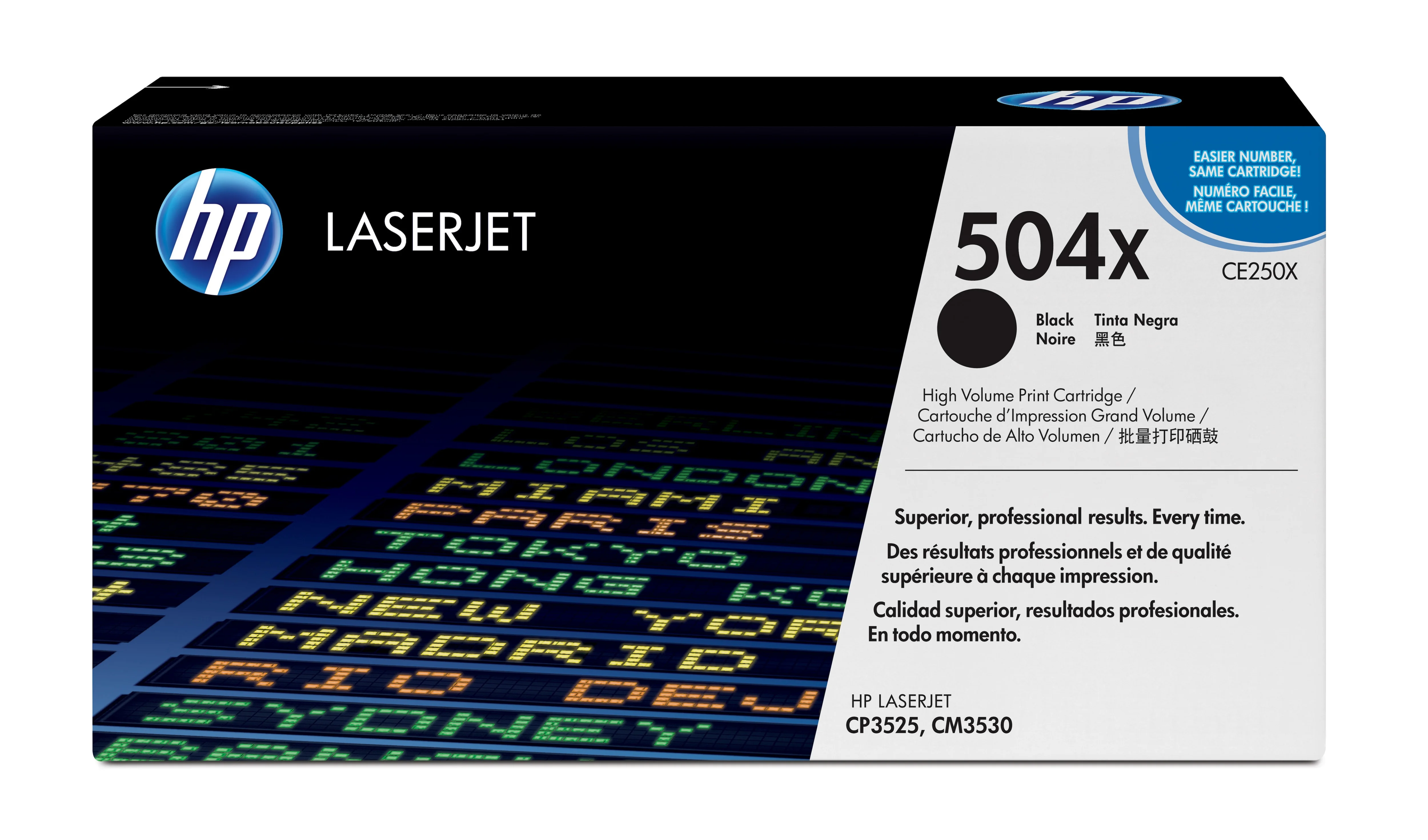 HP 504X Original LaserJet Tonerkartusche mit hoher Reichweite, Schwarz