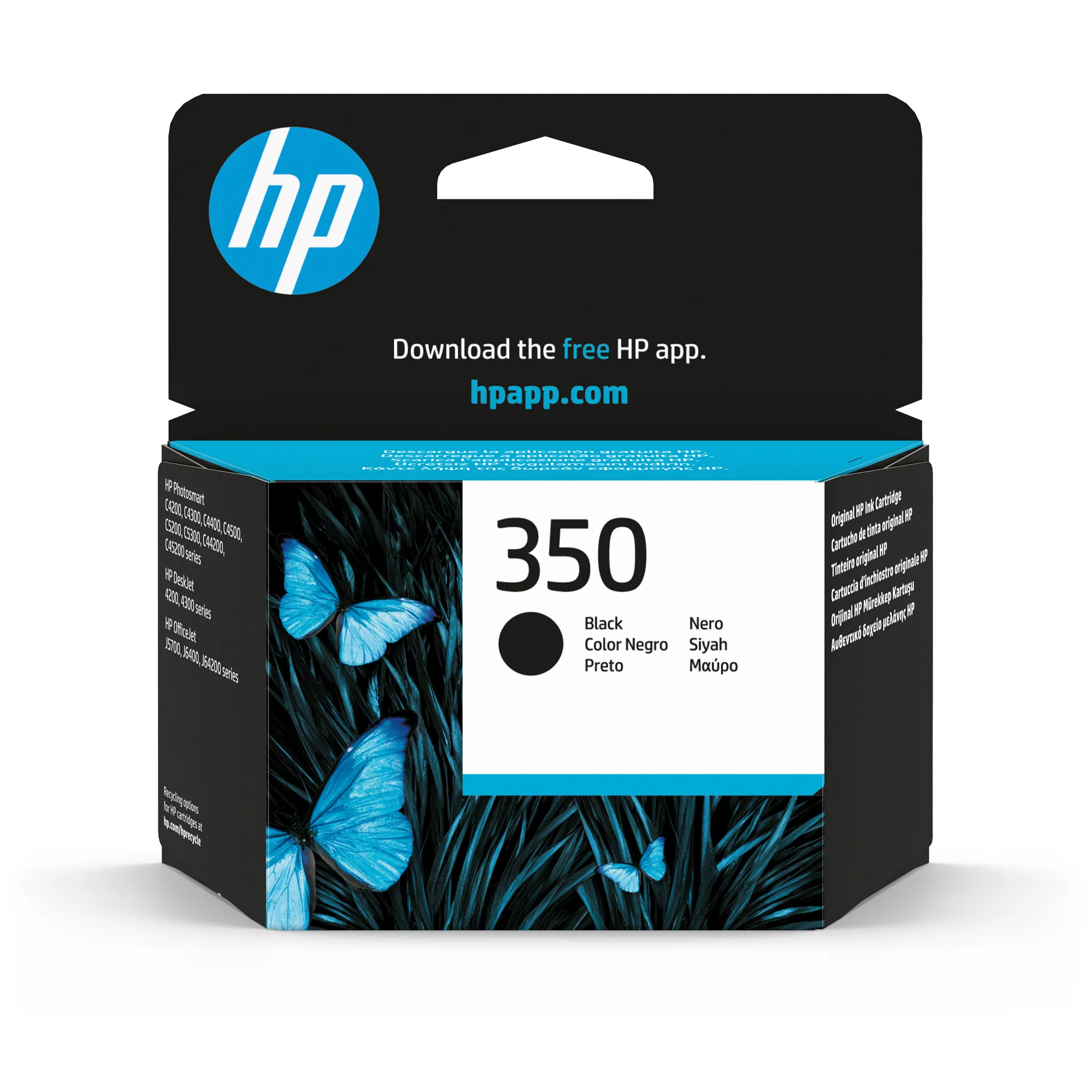 HP 350 Schwarz Original Tintenpatrone