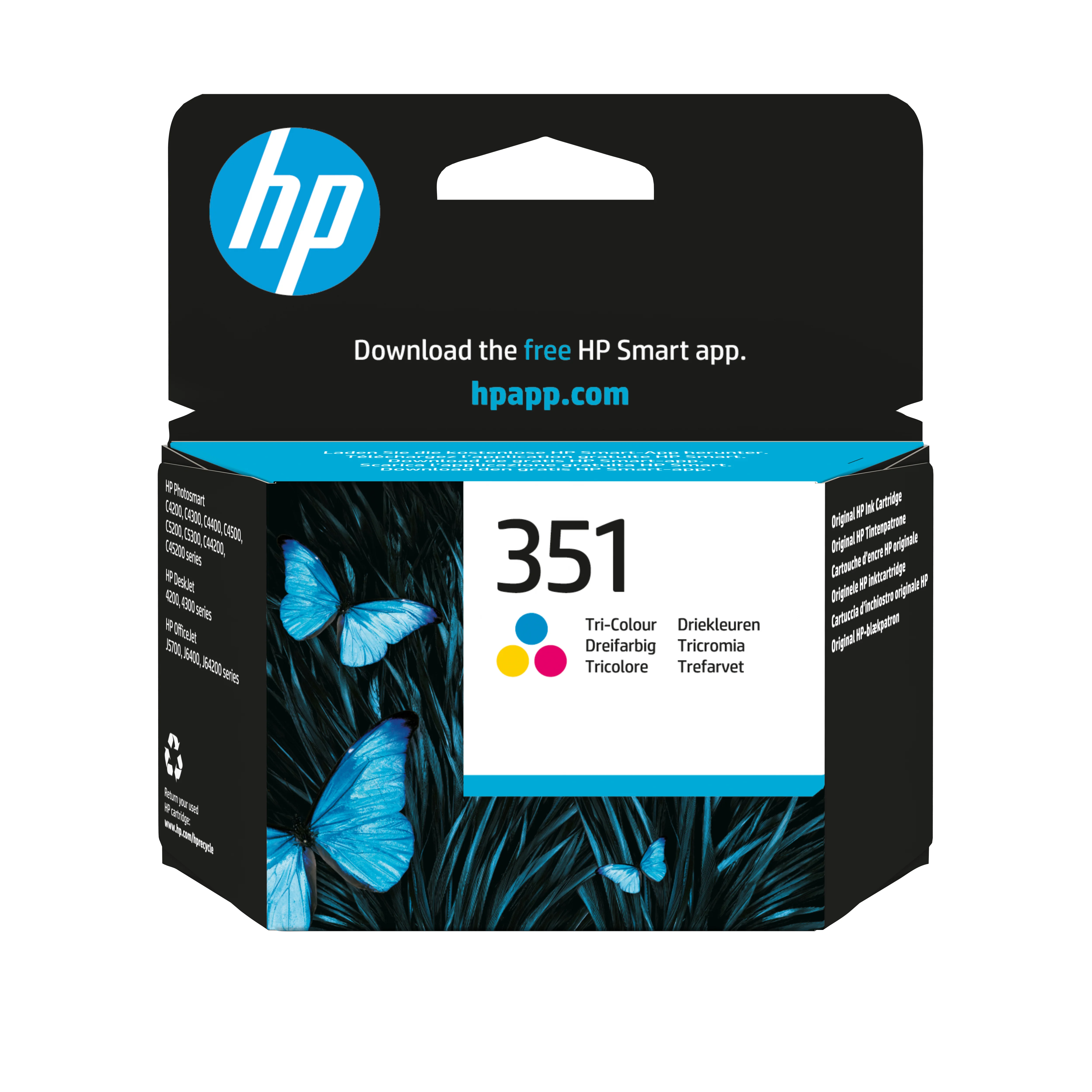 HP 351 Cyan/Magenta/Gelb Original Druckerpatrone