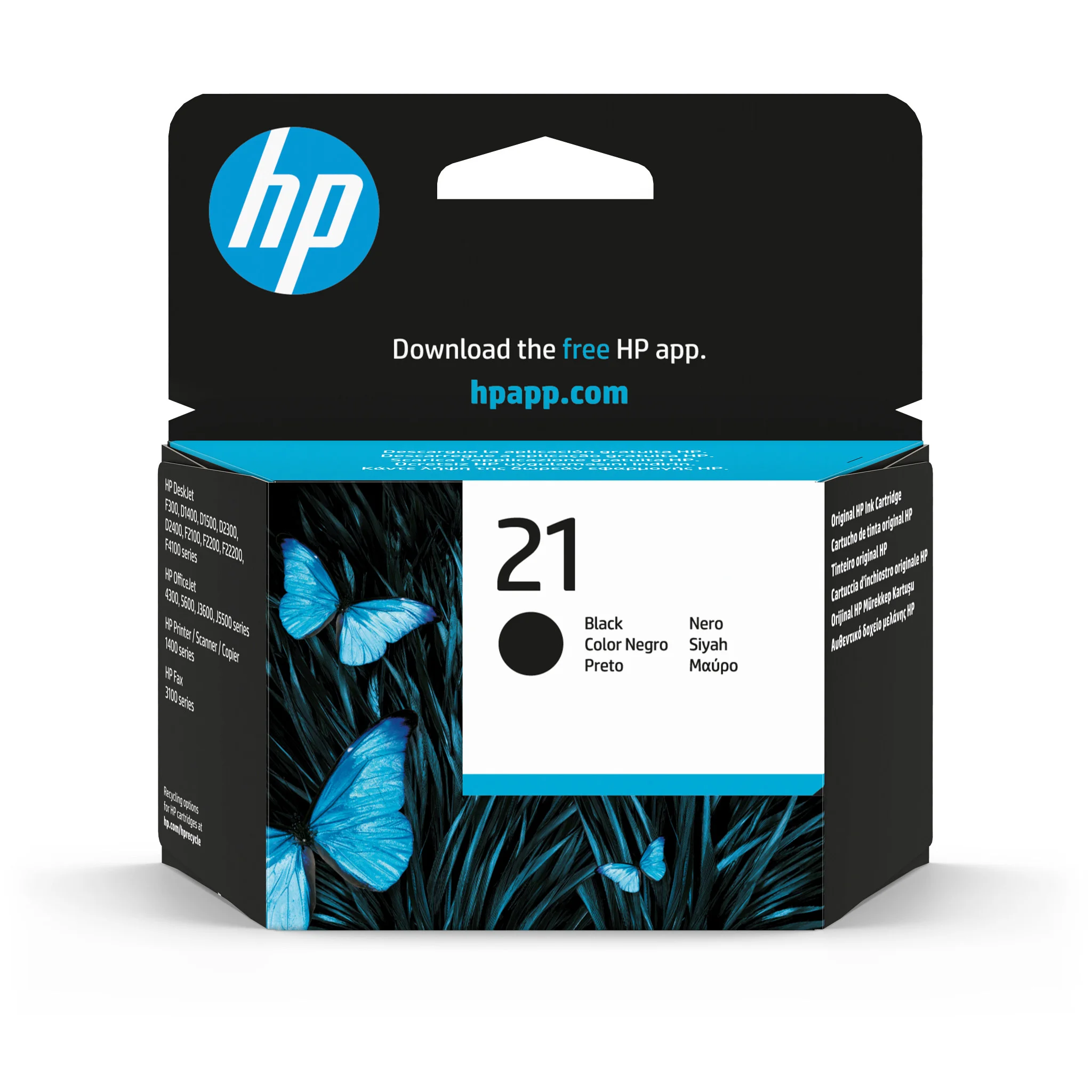 HP 21 Schwarz Original Druckerpatrone