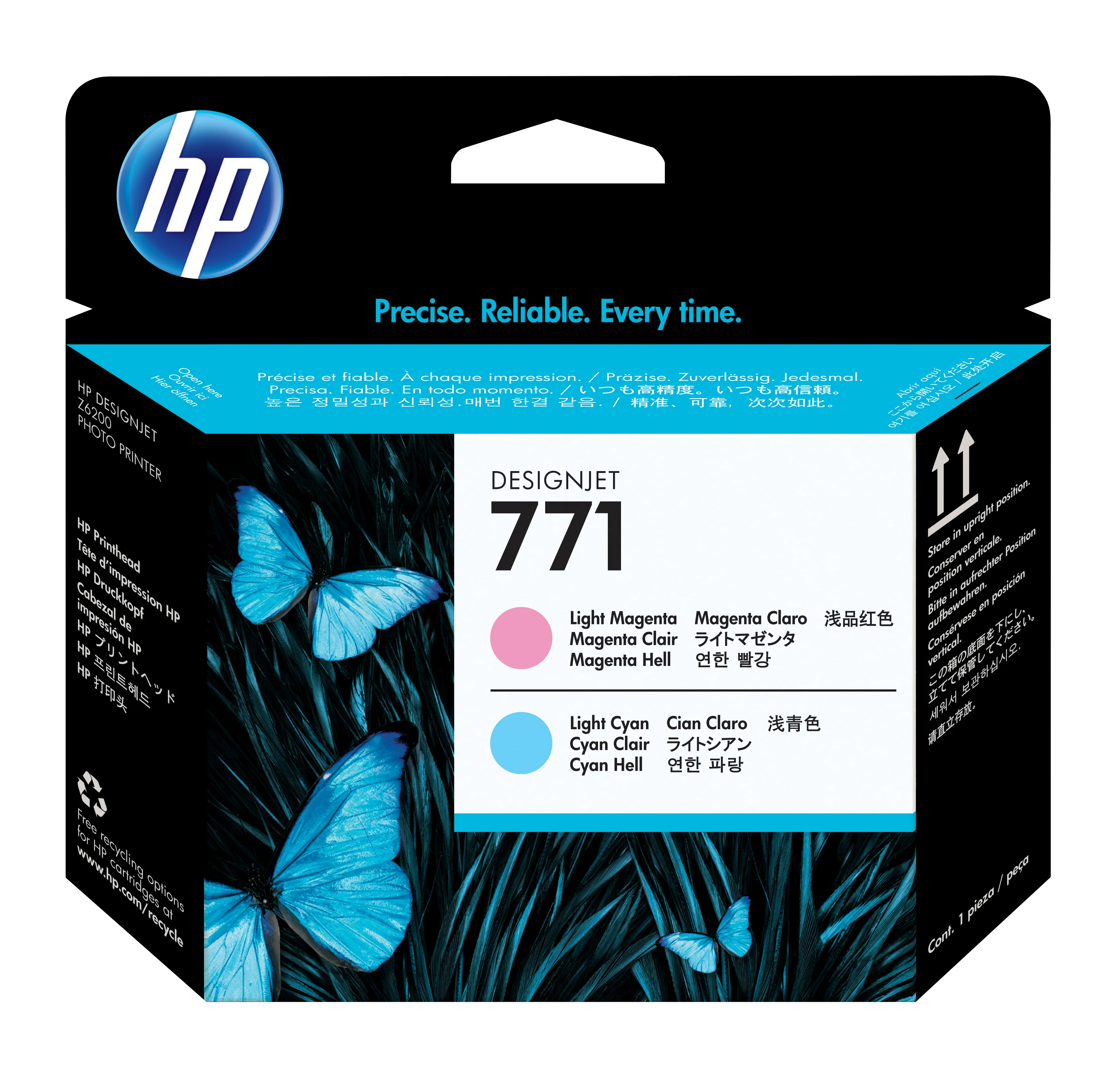 HP 771 Magenta hell/Cyan hell DesignJet Druckkopf