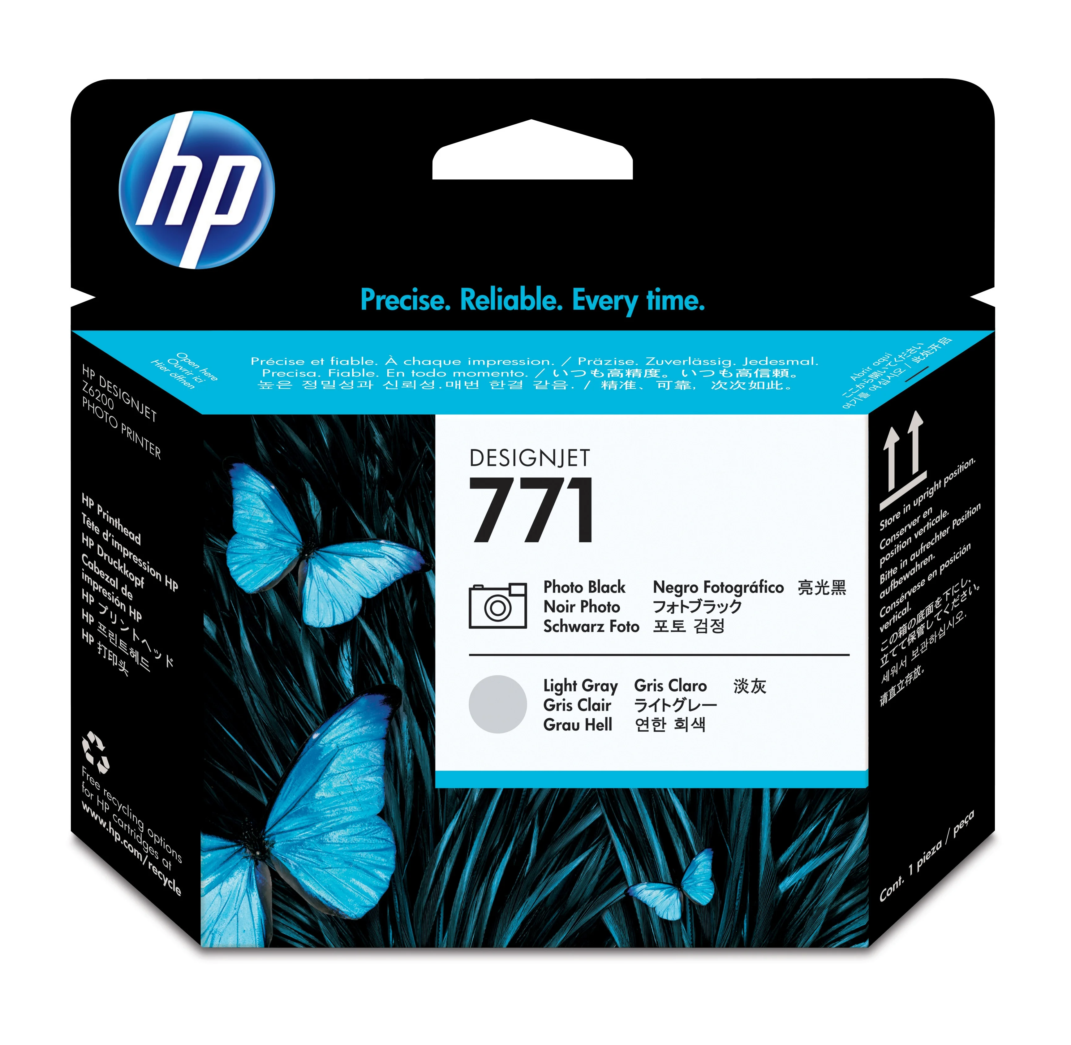 HP 771 Fotoschwarz/Hellgrau DesignJet Druckkopf