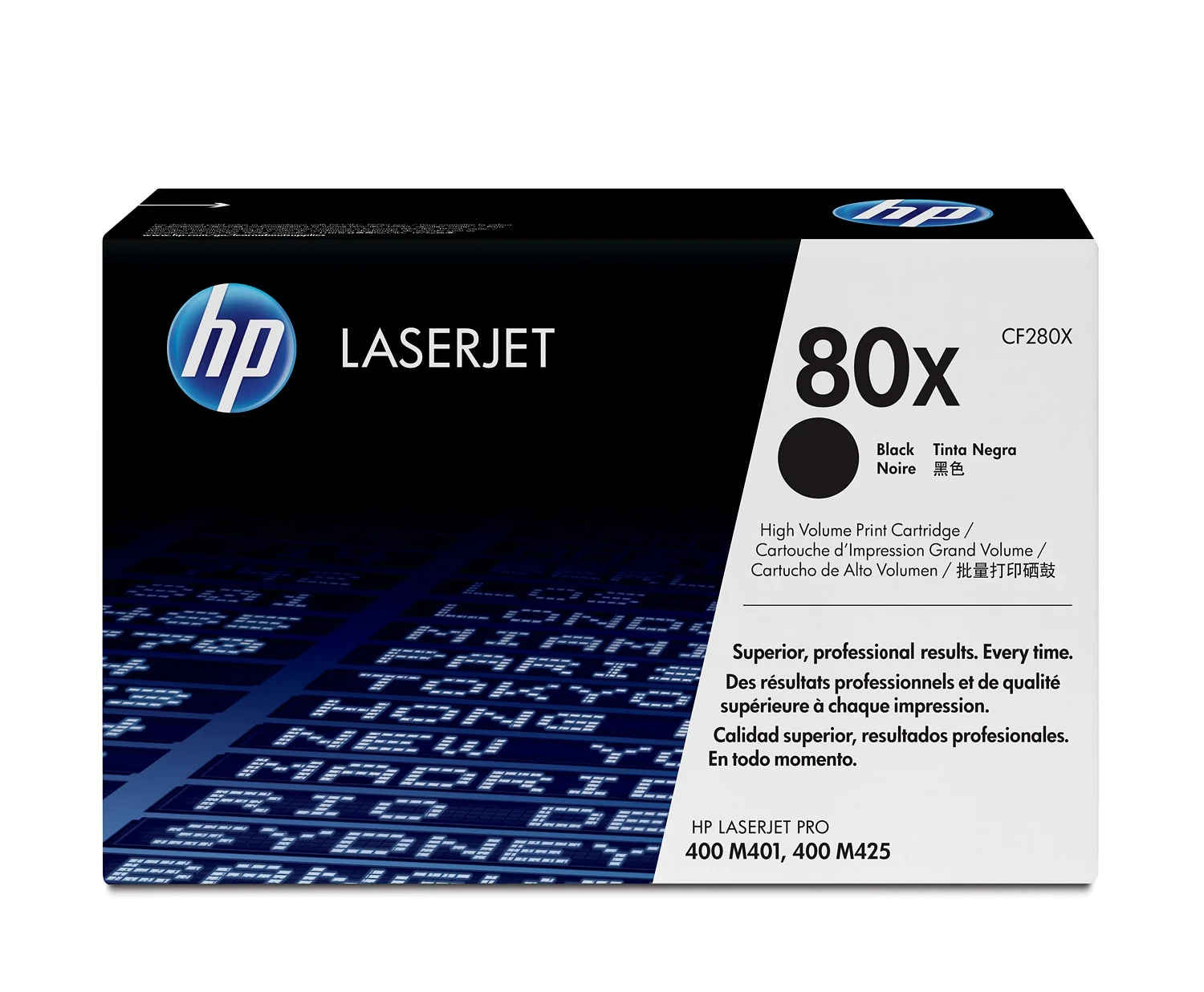 HP 80X Schwarz Original LaserJet Tonerkartusche mit hoher Reichweite