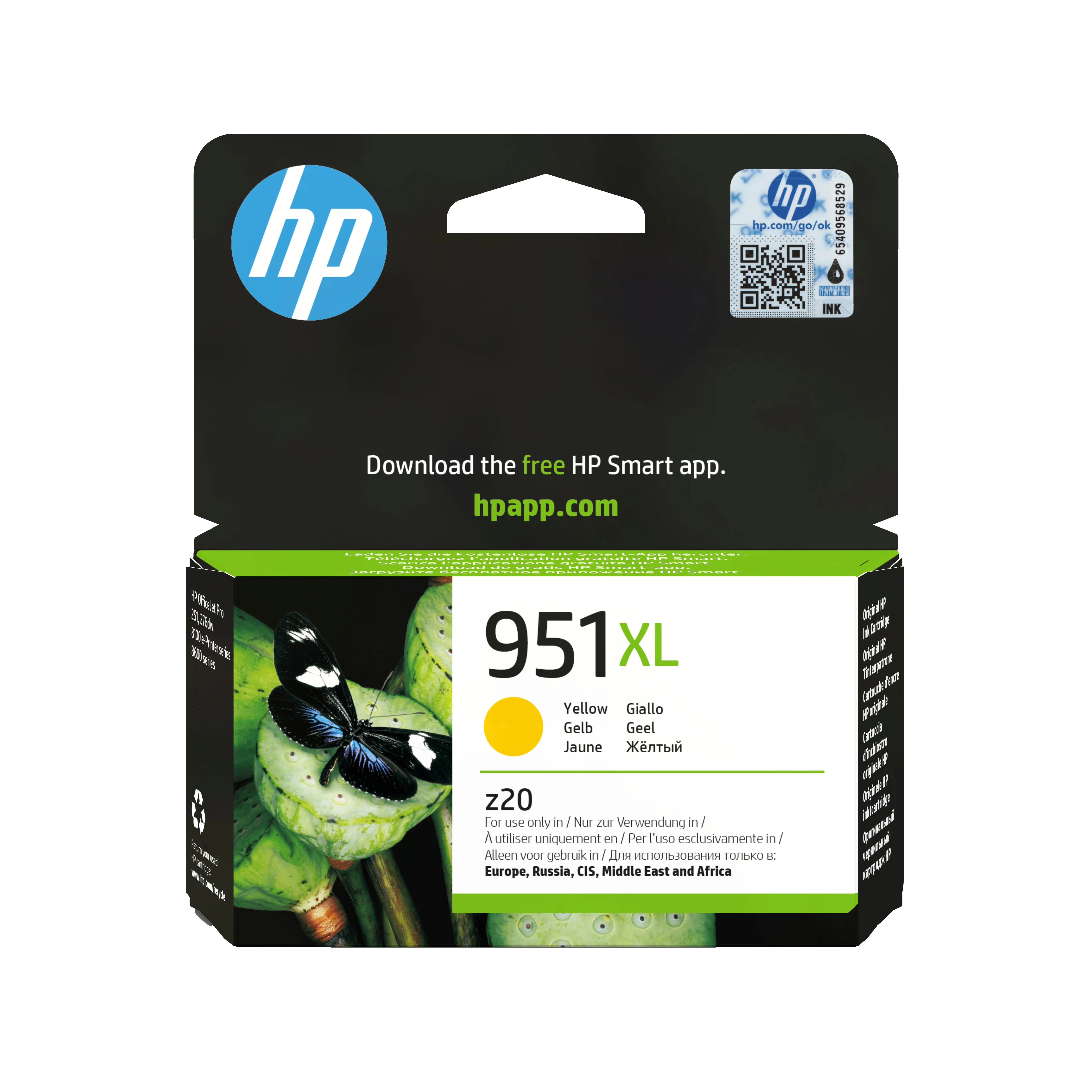 HP 951XL Gelb Original Druckerpatrone mit hoher Reichweite