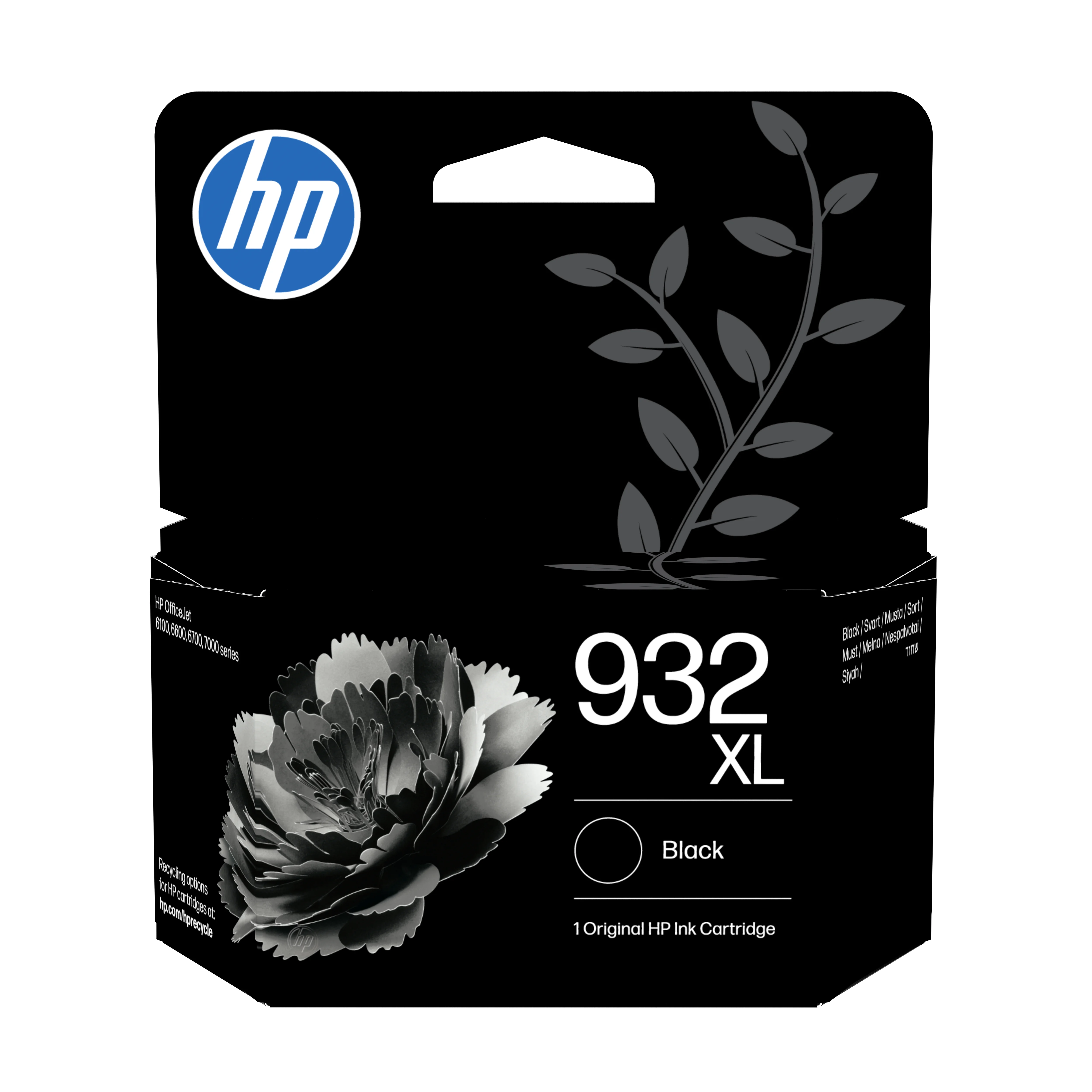 HP 932XL Schwarz Original Tintenpatrone mit hoher Reichweite