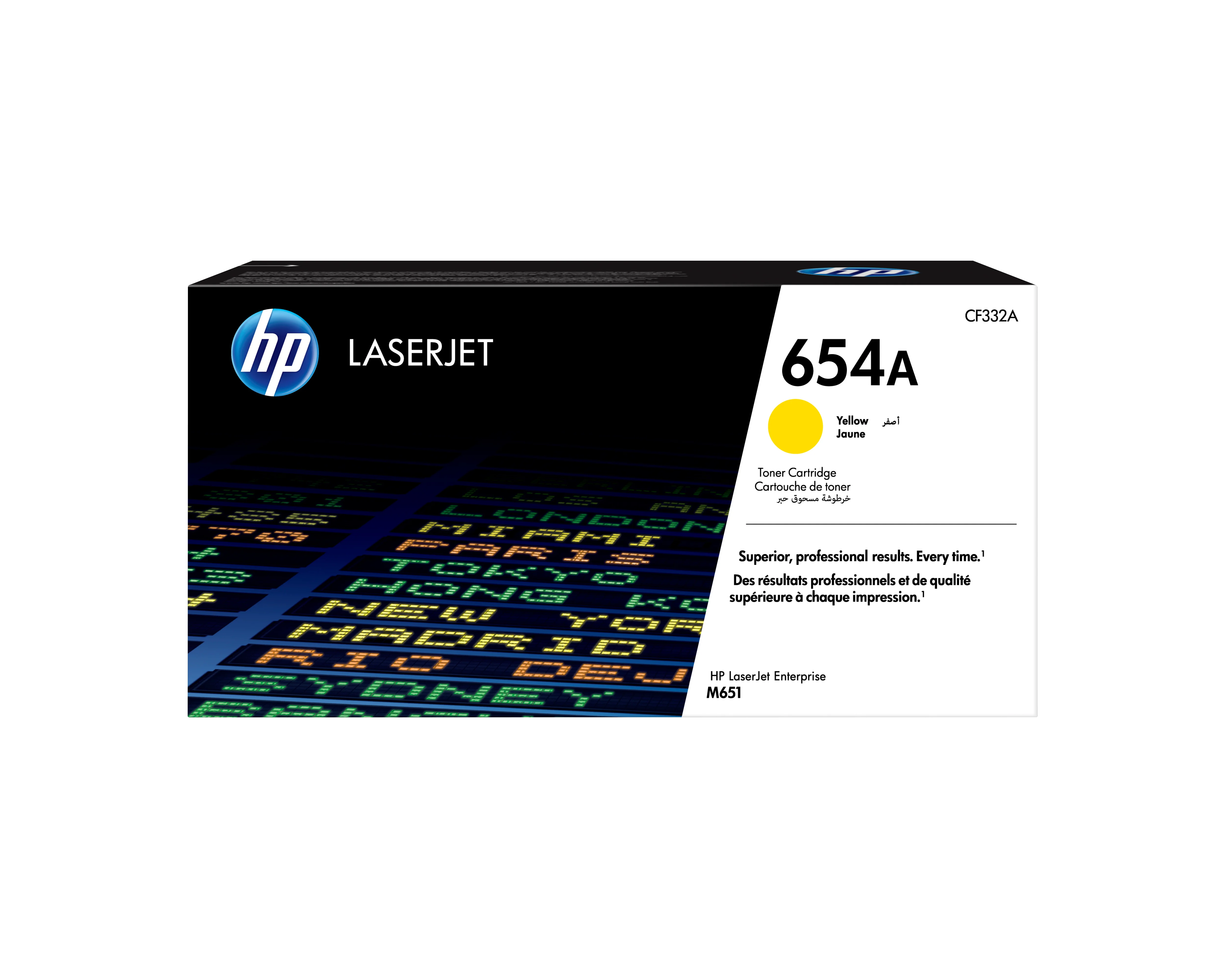 HP 654A Gelb Original LaserJet Tonerkartusche