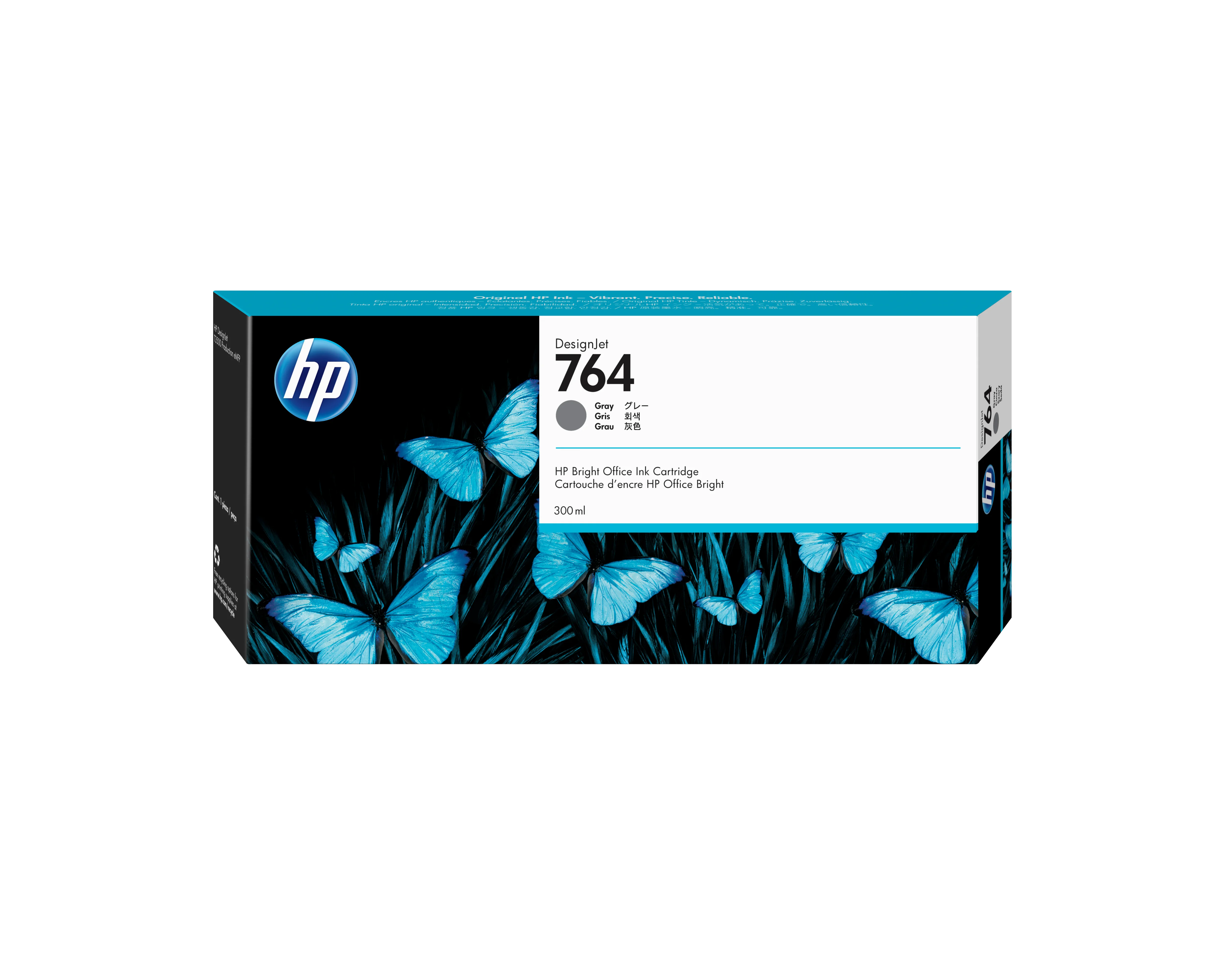 HP 764 Grau DesignJet Druckerpatrone, 300 ml